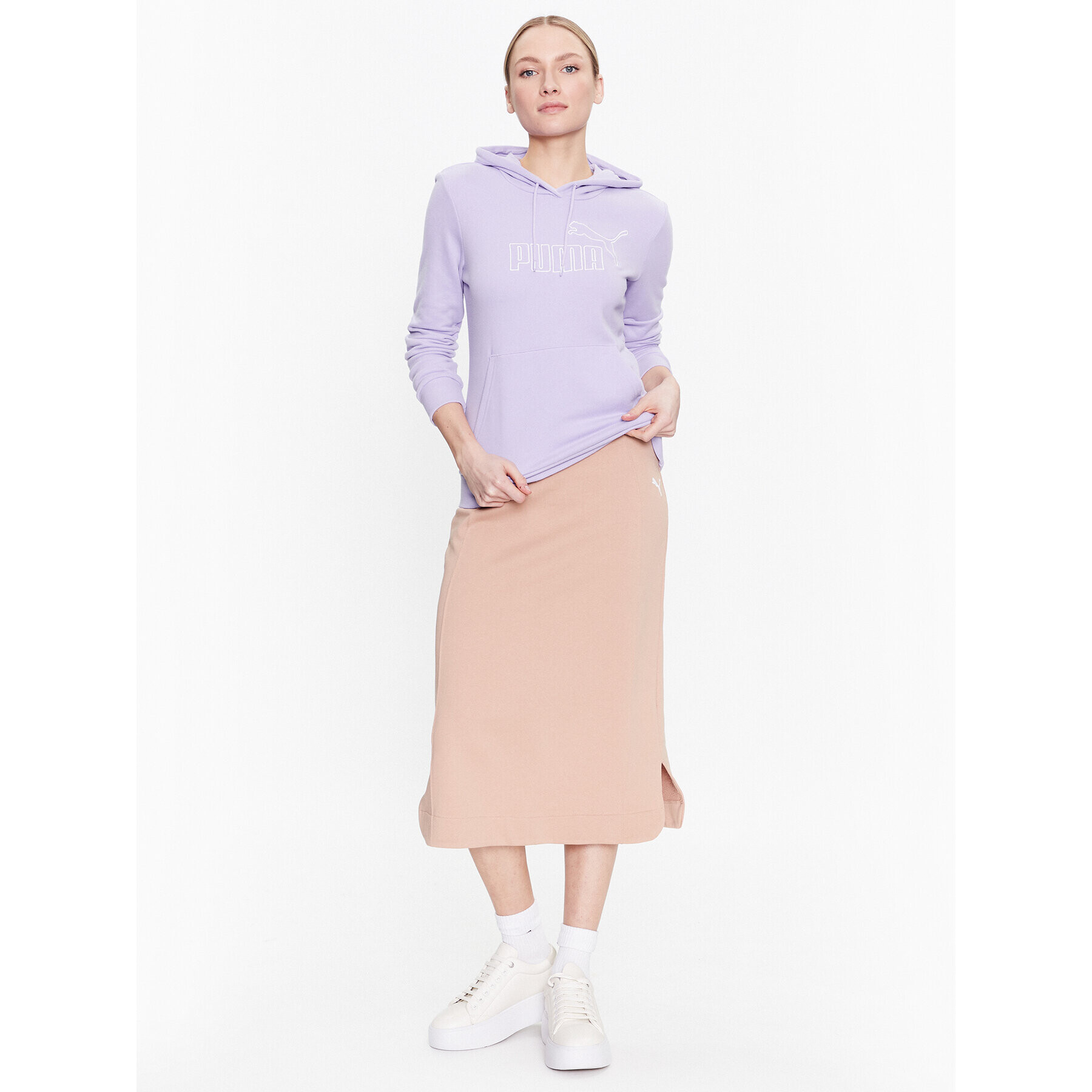 Puma Суитшърт Ess 673788 Виолетов Regular Fit - Pepit.bg