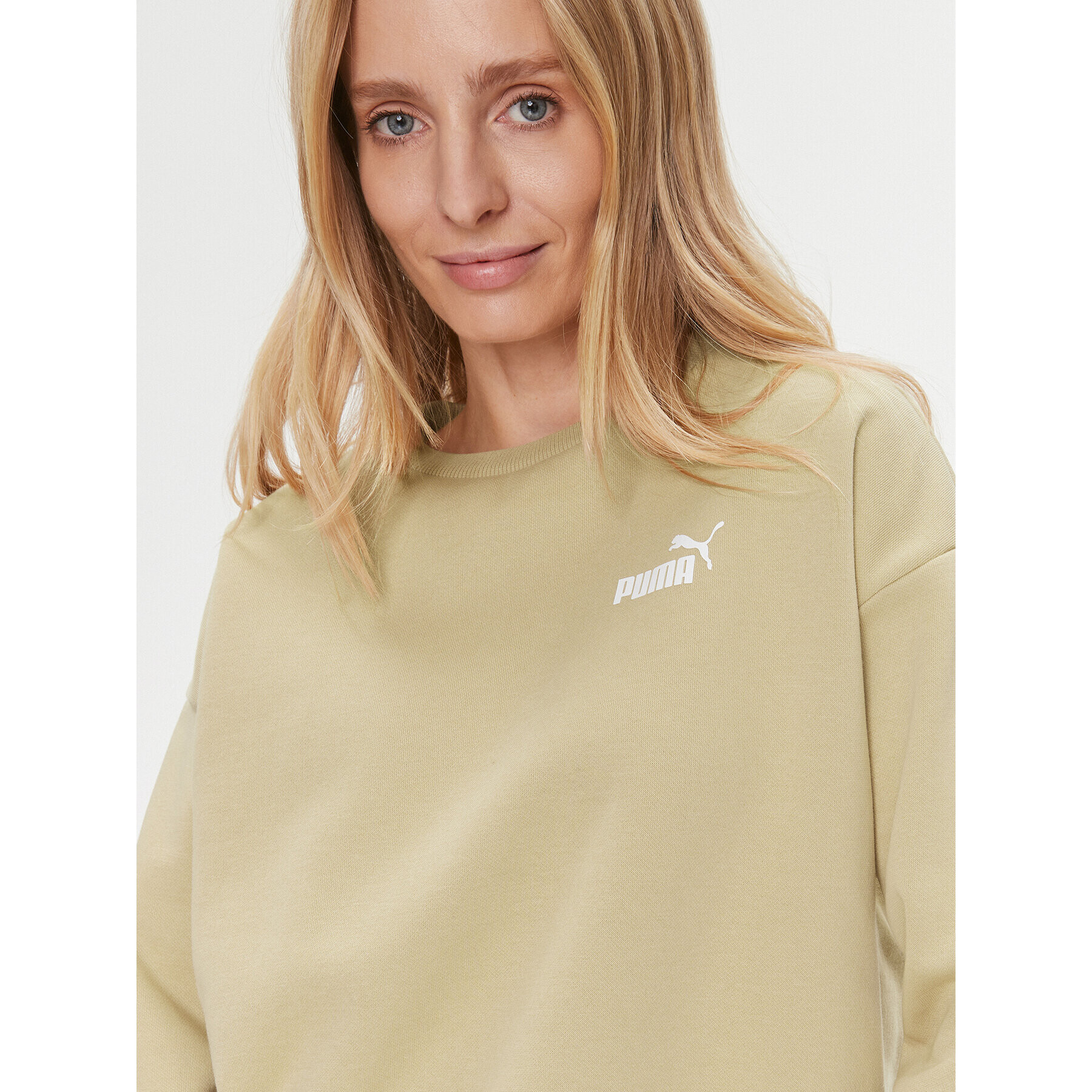 Puma Суитшърт Ess+ 676801 Бежов Regular Fit - Pepit.bg