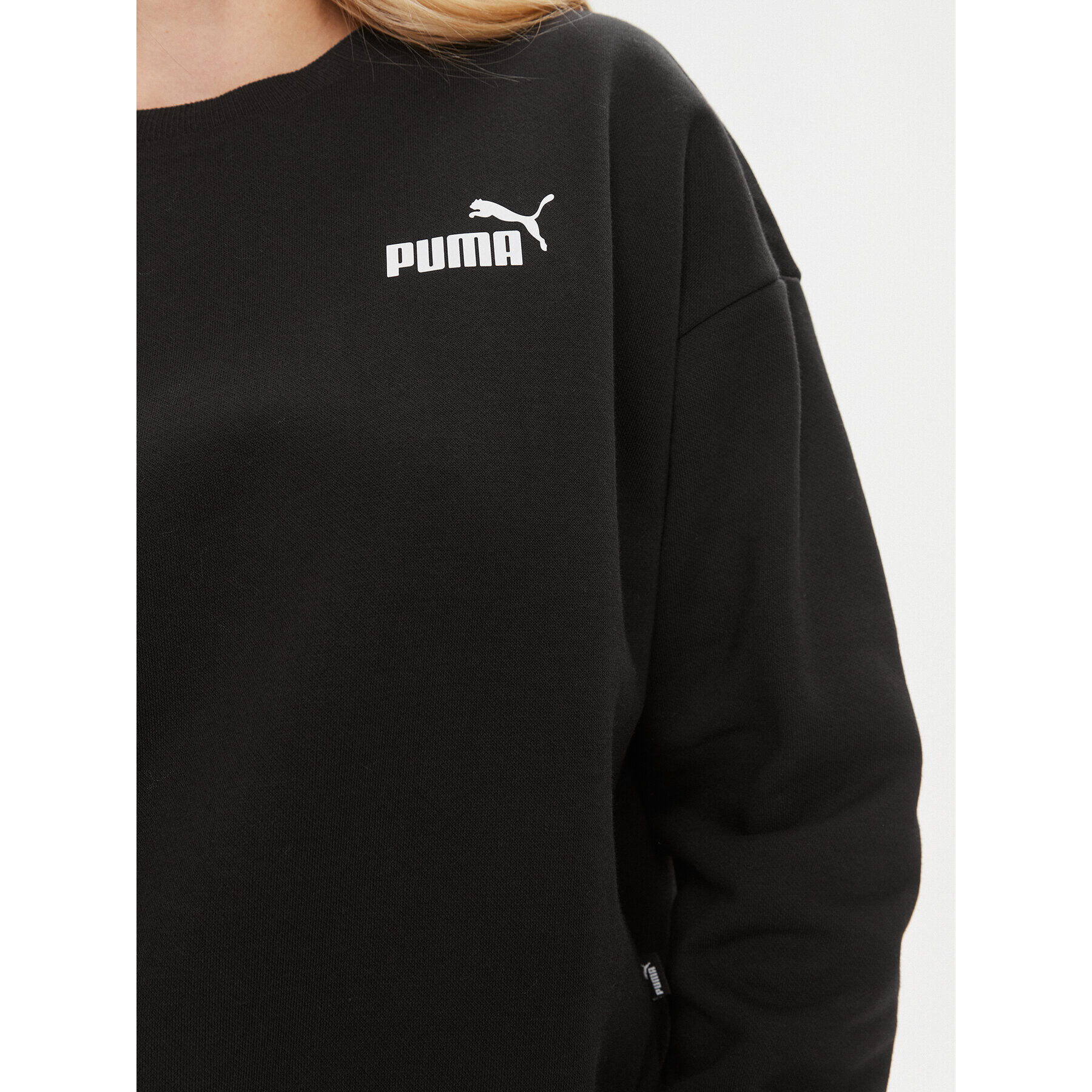 Puma Суитшърт Ess+ 676801 Черен Regular Fit - Pepit.bg