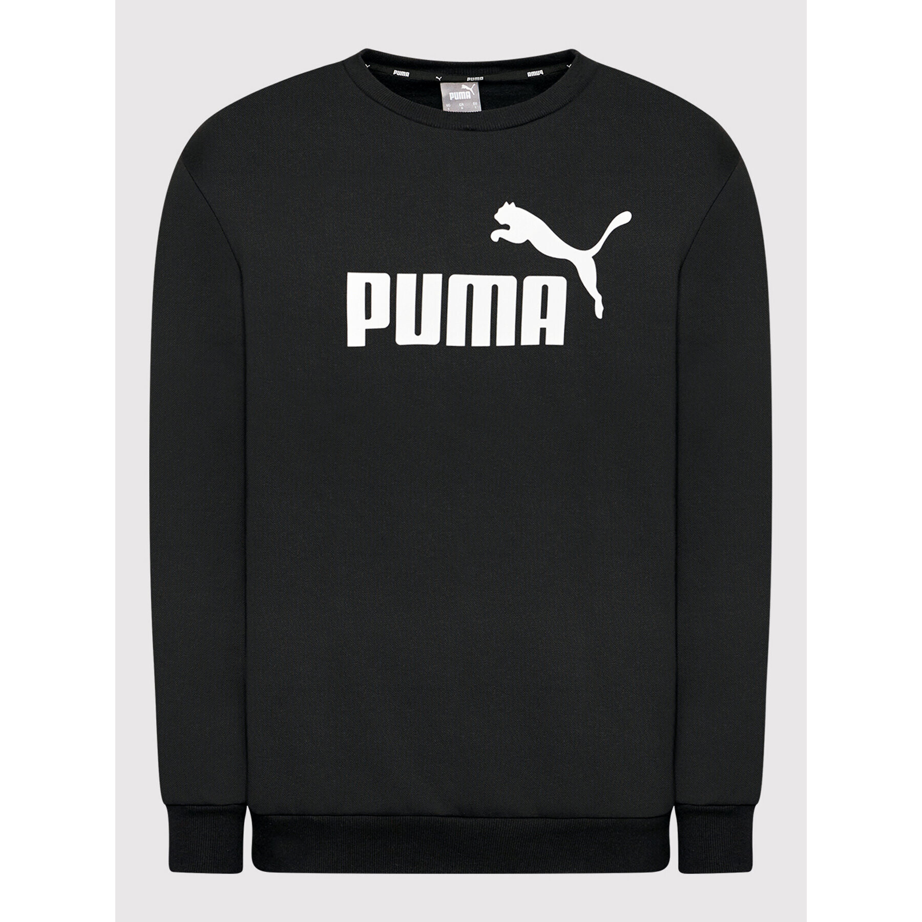 Puma Суитшърт Ess Big Logo 586678 Черен Regular Fit - Pepit.bg