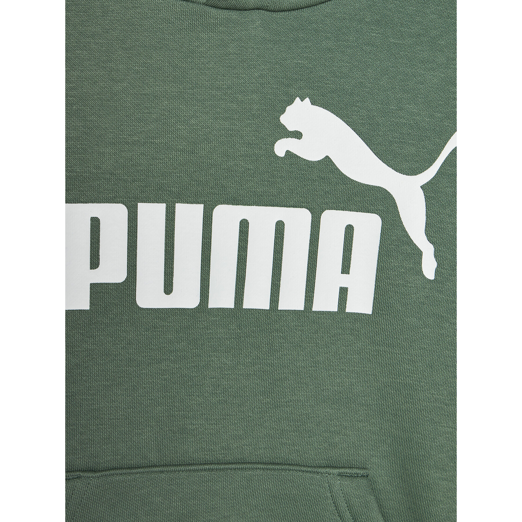 Puma Суитшърт Ess Big Logo 586965 Зелен Regular Fit - Pepit.bg