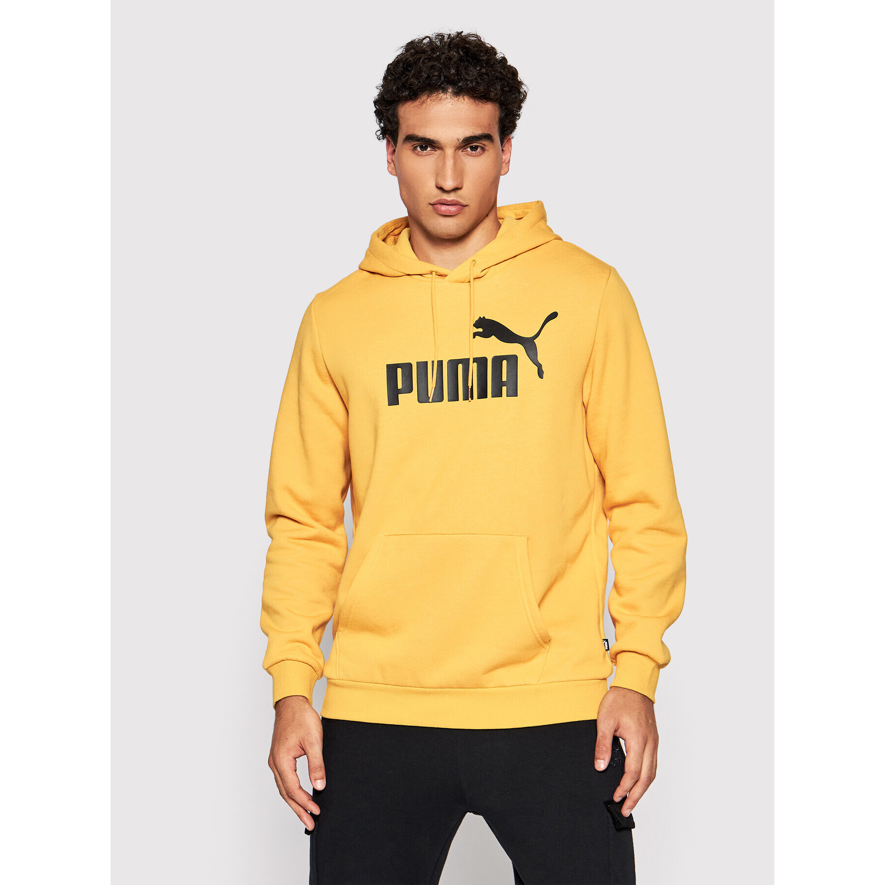 Puma Суитшърт Ess Heather 586739 Жълт Regular Fit - Pepit.bg