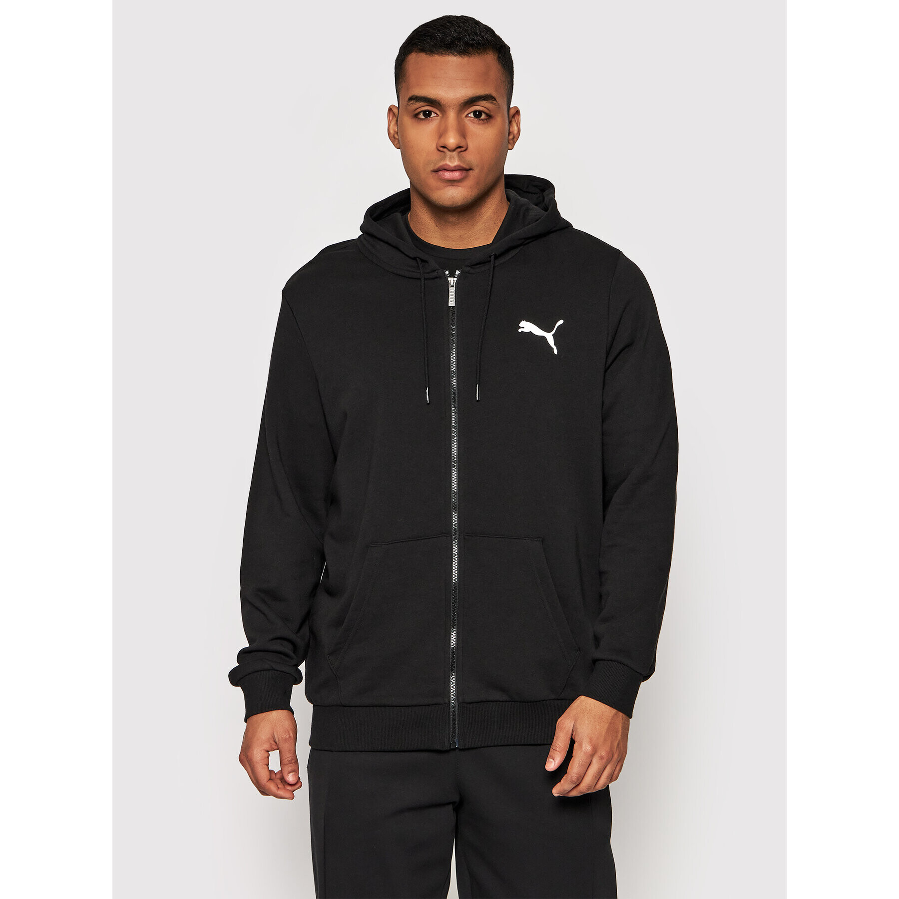 Puma Суитшърт Ess Logo 586704 Черен Regular Fit - Pepit.bg