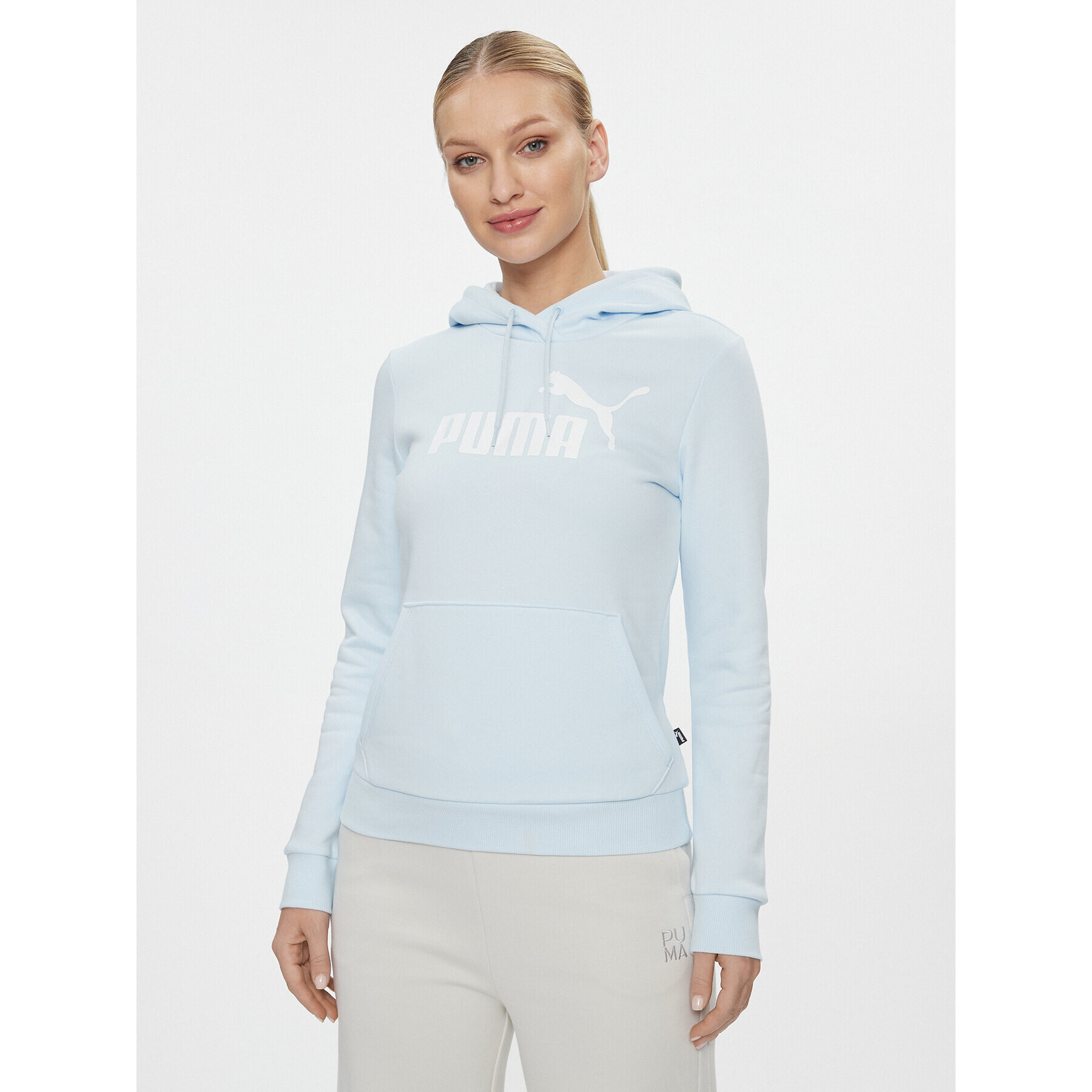 Puma Суитшърт Ess Logo 586789 Син Regular Fit - Pepit.bg