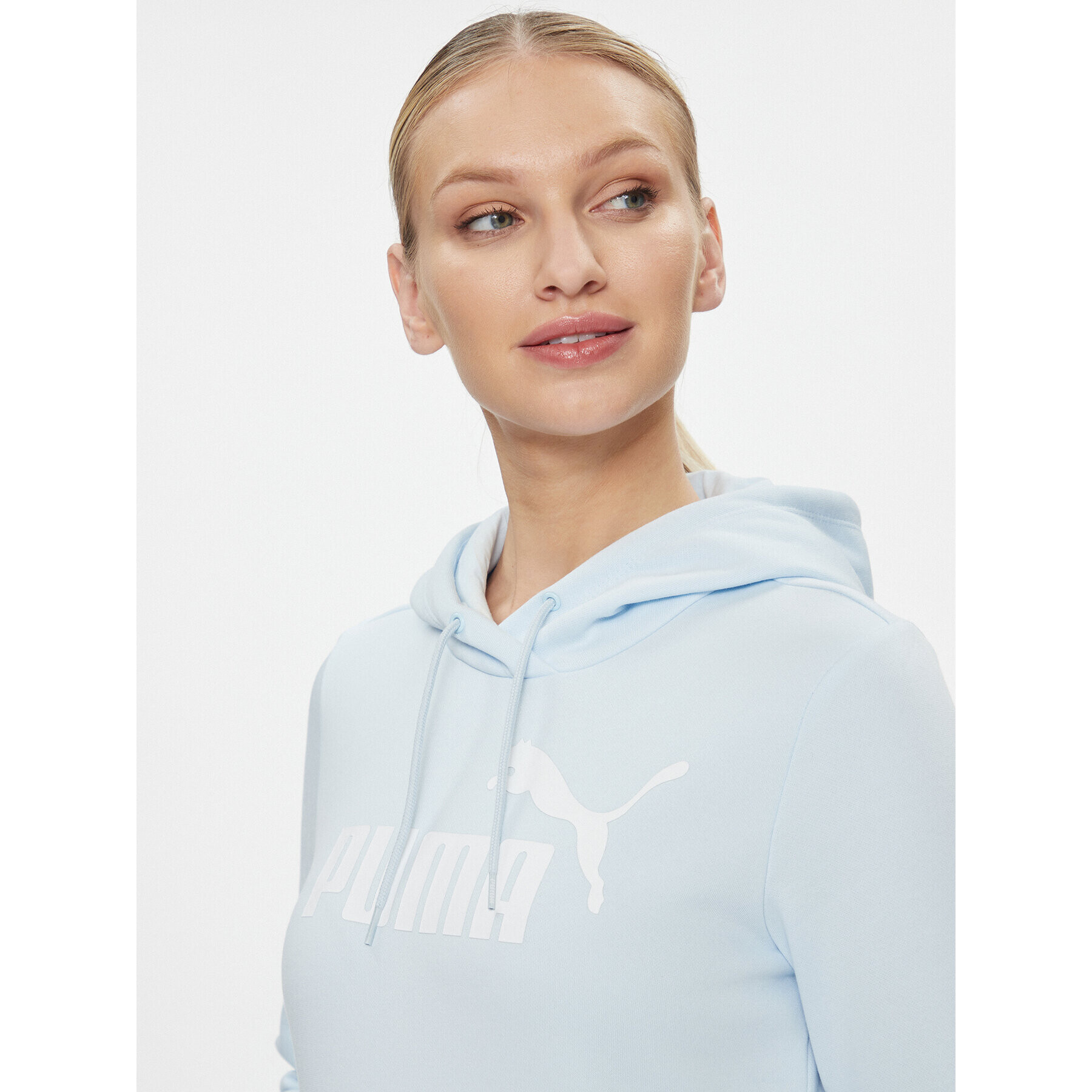 Puma Суитшърт Ess Logo 586789 Син Regular Fit - Pepit.bg