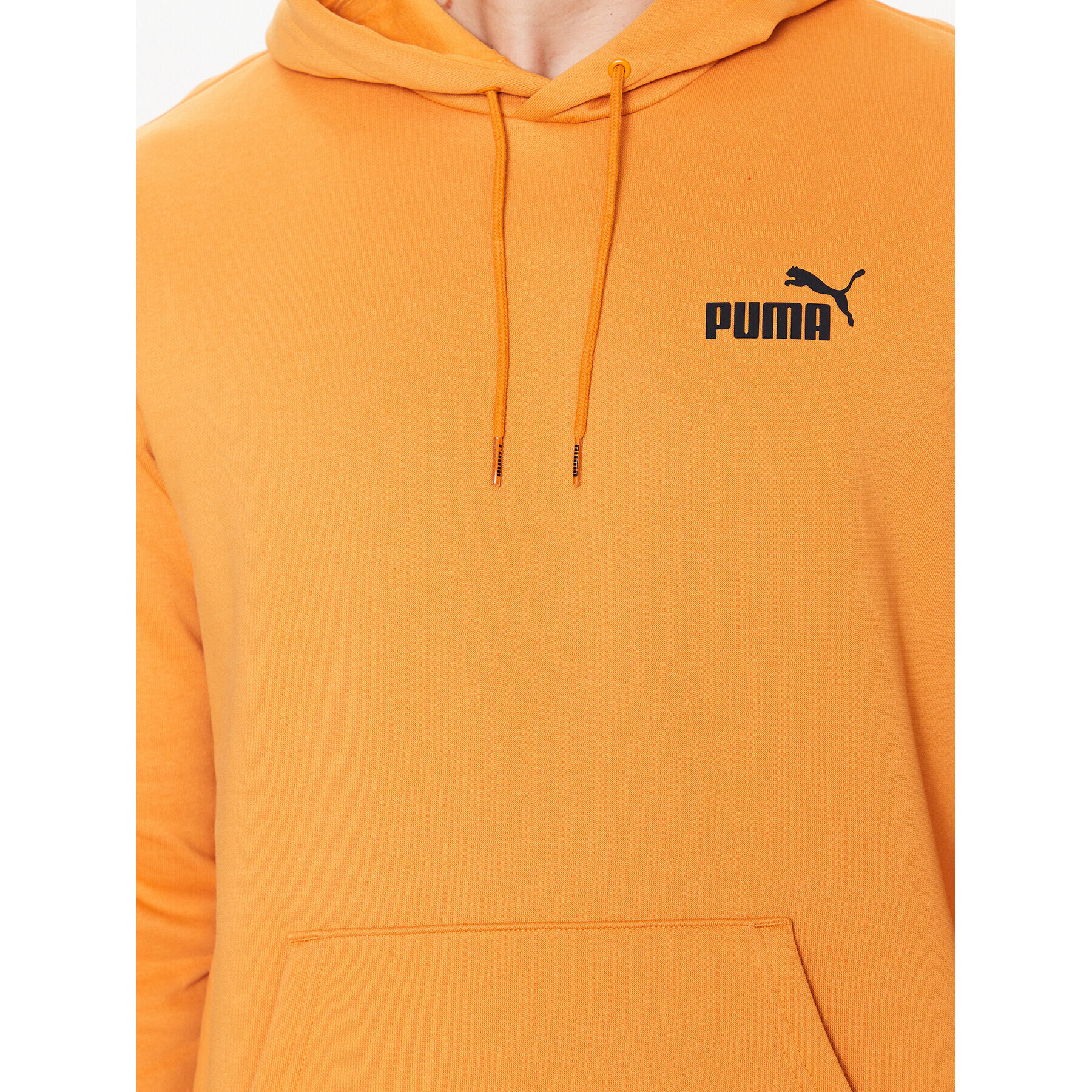 Puma Суитшърт Ess Small Logo 586691 Оранжев Regular Fit - Pepit.bg