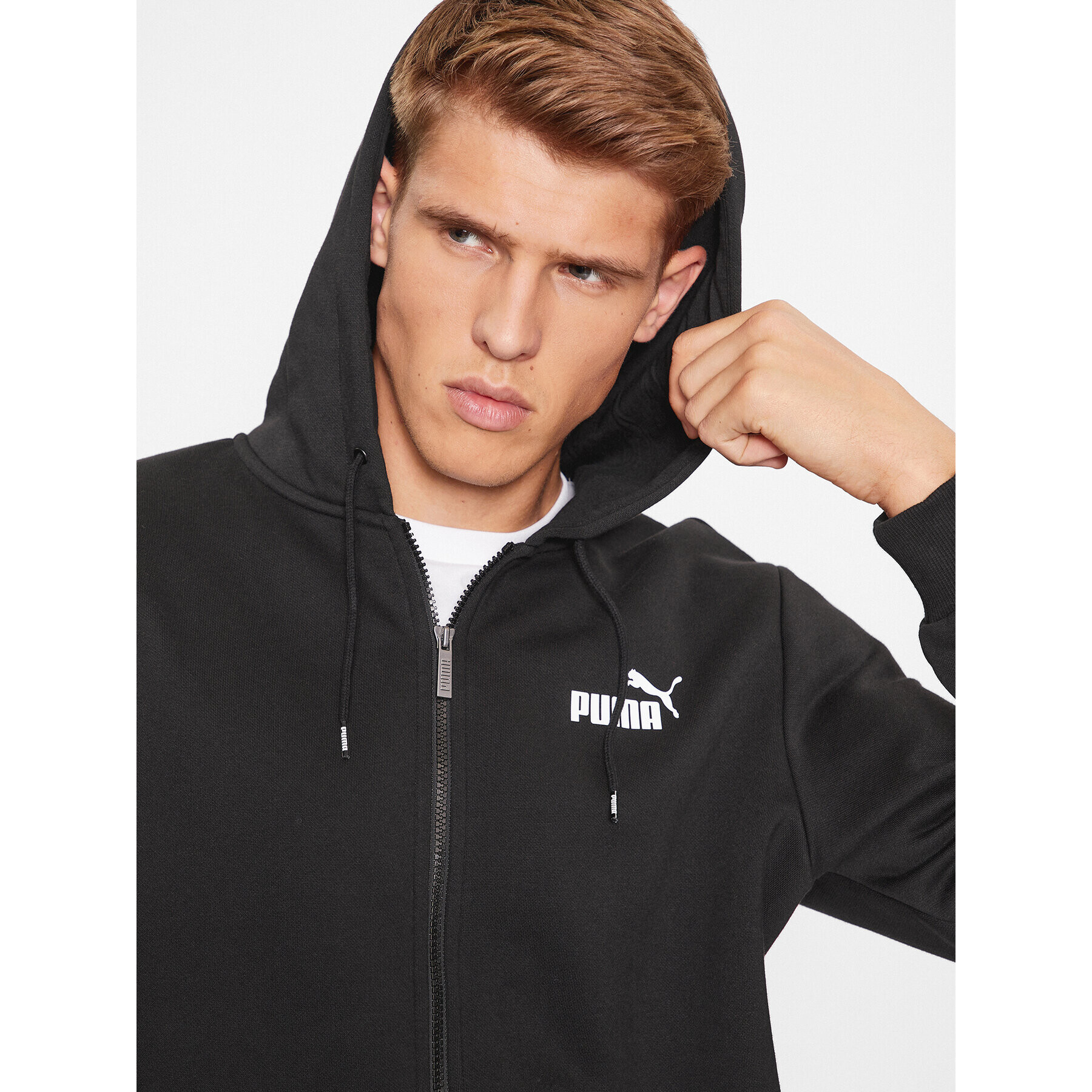 Puma Суитшърт Ess Small Logo 586702 Черен Regular Fit - Pepit.bg