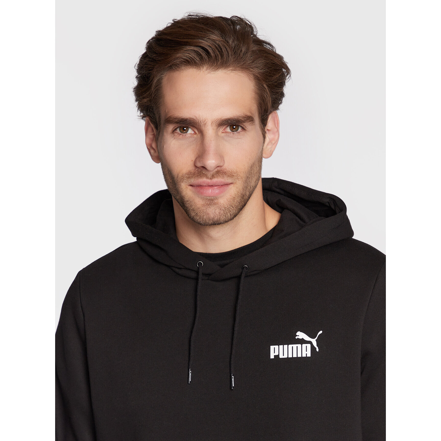 Puma Суитшърт Essential+ Tape 849040 Черен Regular Fit - Pepit.bg