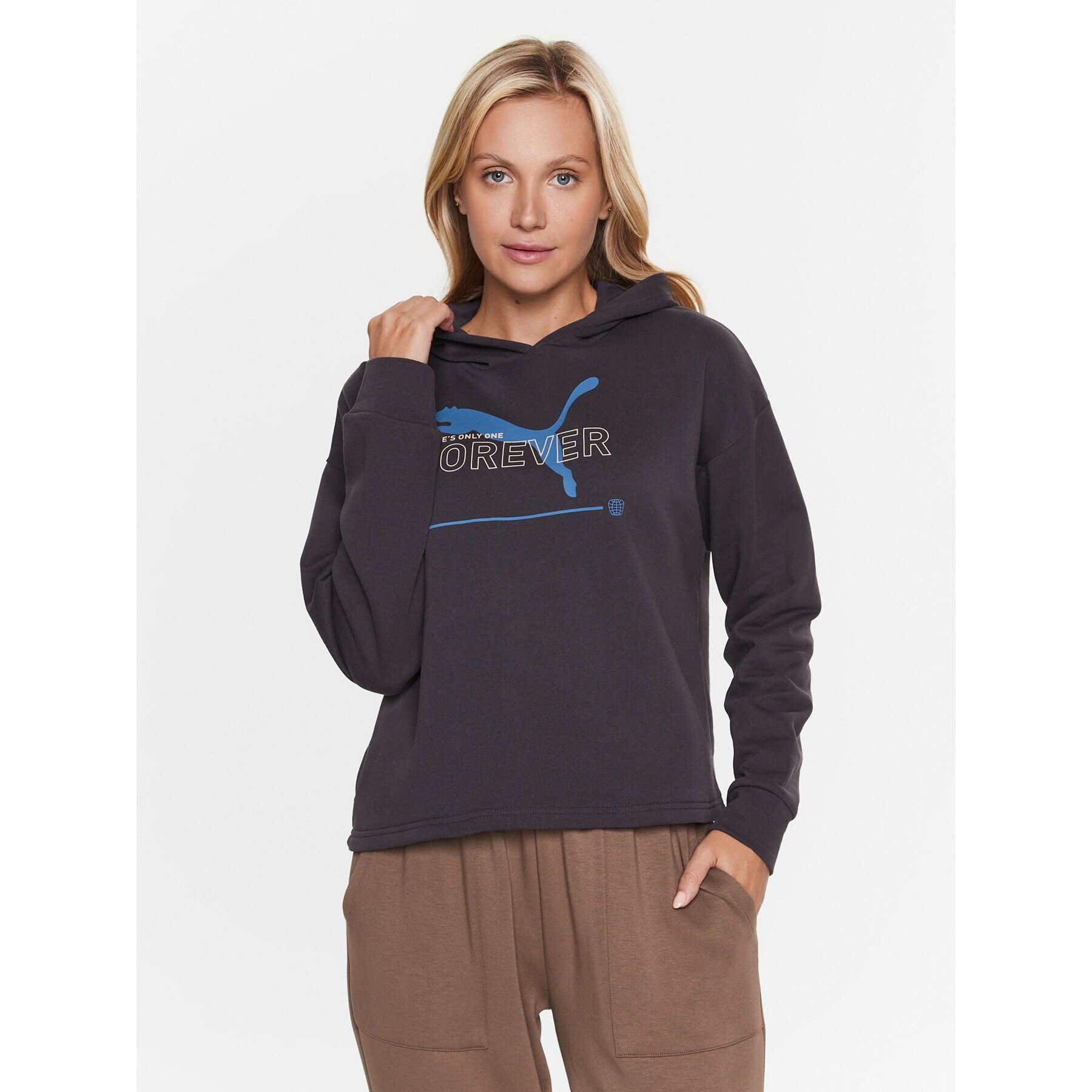 Puma Суитшърт Essentials+ Better 673298 Сив Relaxed Fit - Pepit.bg