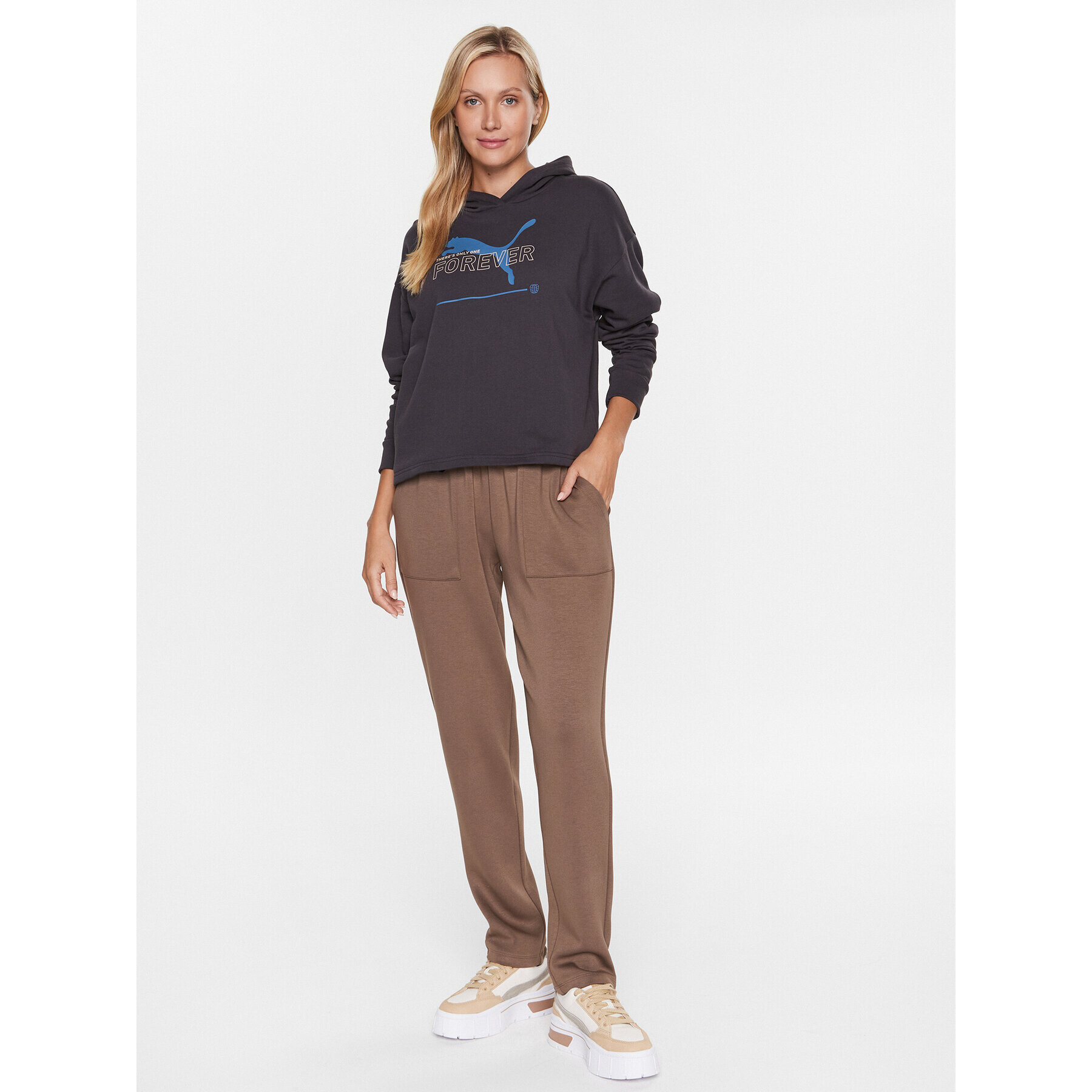 Puma Суитшърт Essentials+ Better 673298 Сив Relaxed Fit - Pepit.bg