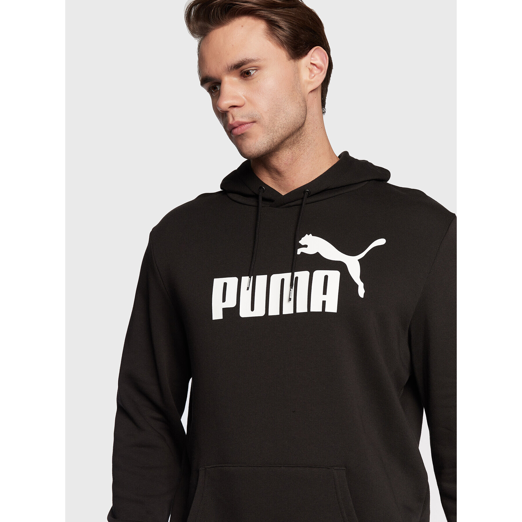 Puma Суитшърт Essentials Big Logo 586688 Черен Regular Fit - Pepit.bg