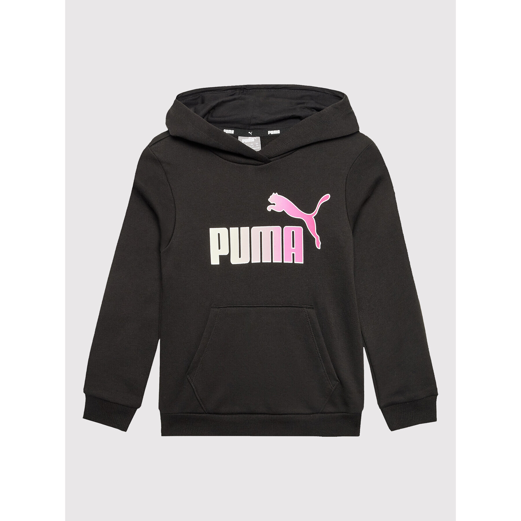 Puma Суитшърт Essentials+ Bleach Logo 846958 Черен Regular Fit - Pepit.bg