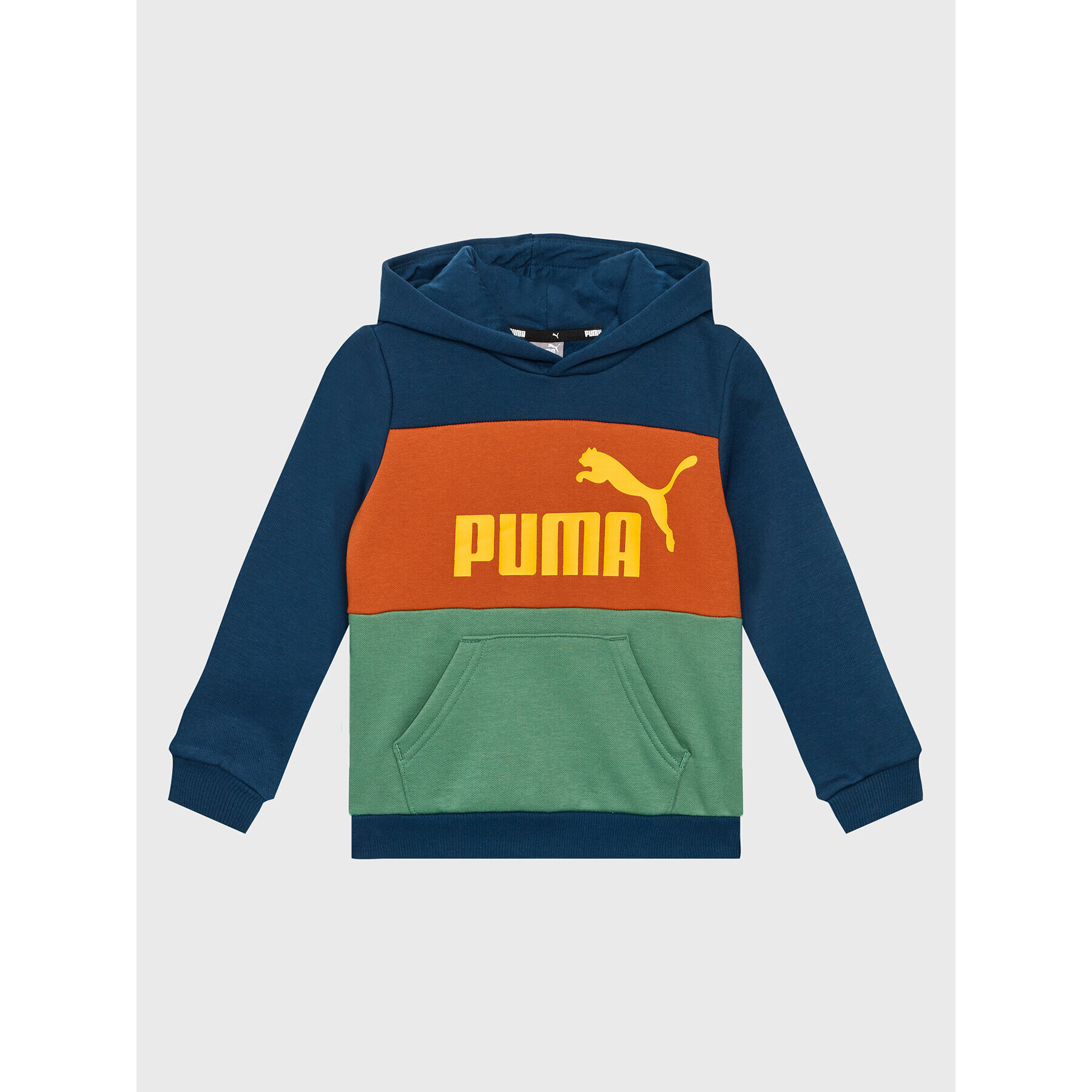 Puma Суитшърт Essentials+ Colourblock 849081 Тъмносин Regular Fit - Pepit.bg