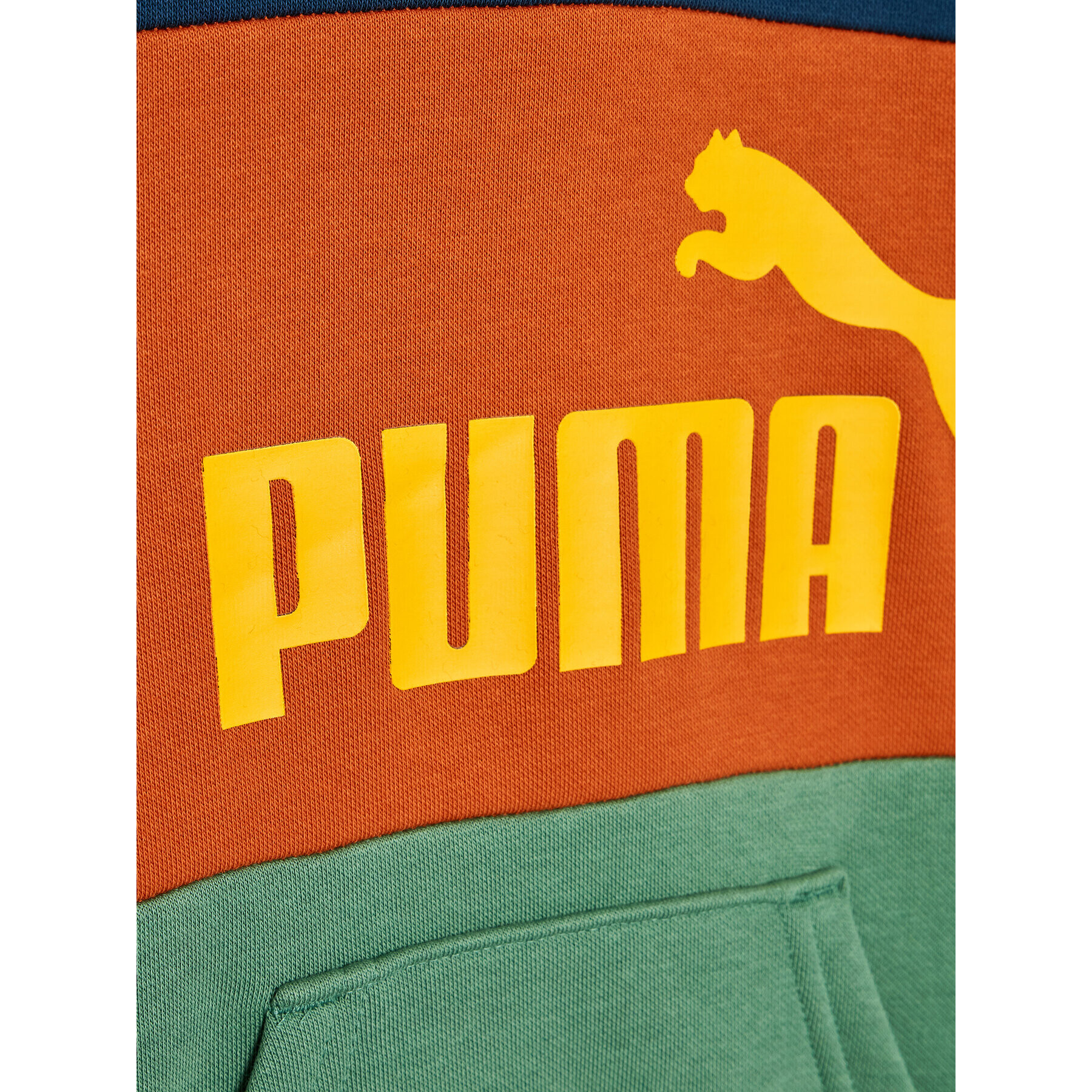 Puma Суитшърт Essentials+ Colourblock 849081 Тъмносин Regular Fit - Pepit.bg