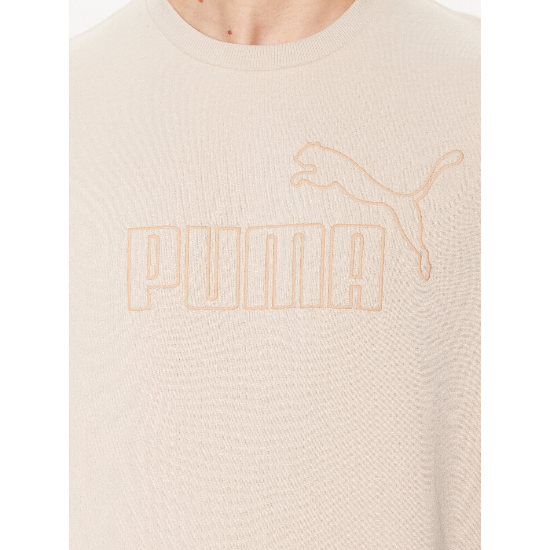 Puma Суитшърт Essentials Elevated 673386 Бежов Regular Fit - Pepit.bg