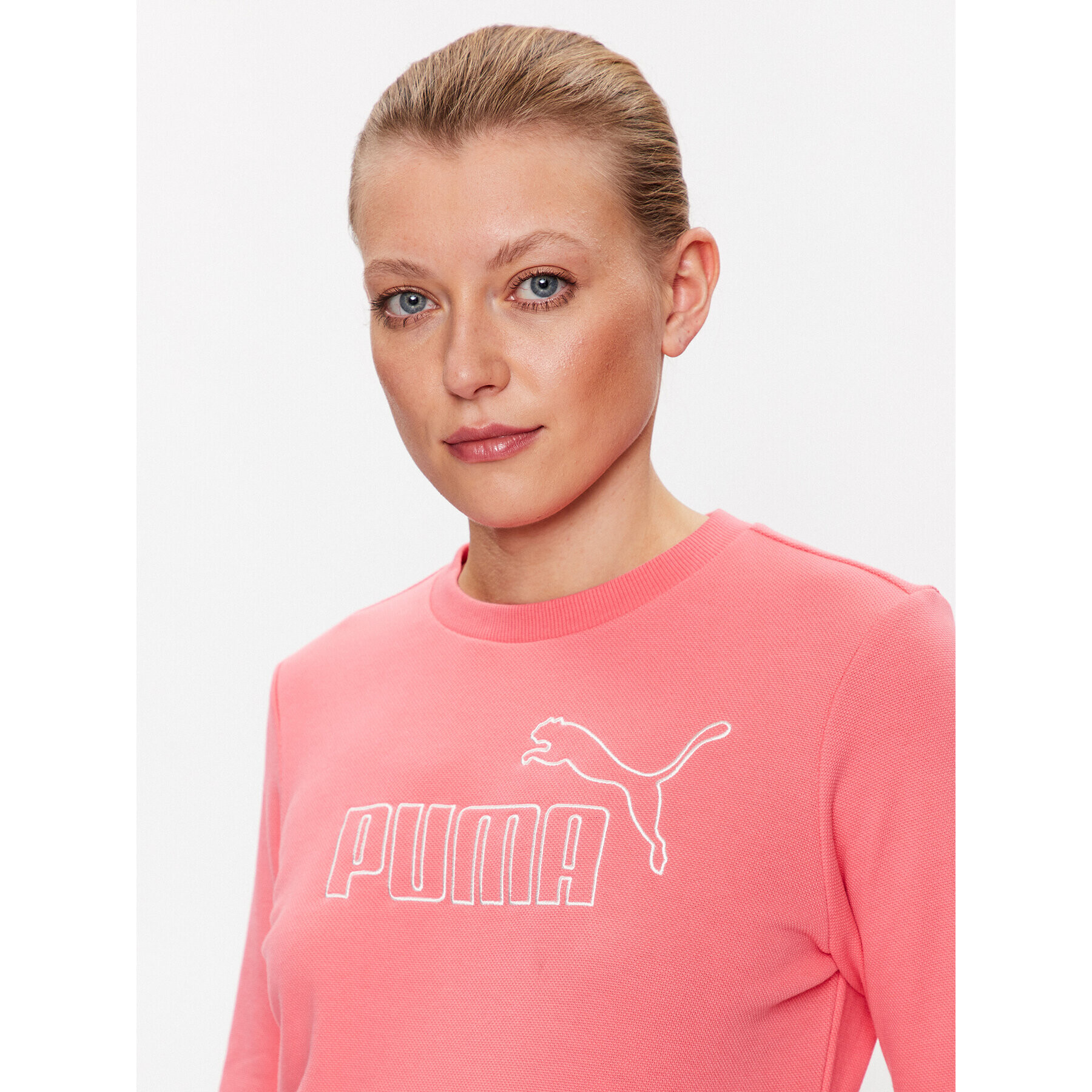 Puma Суитшърт Essentials Elevated 674228 Розов Regular Fit - Pepit.bg