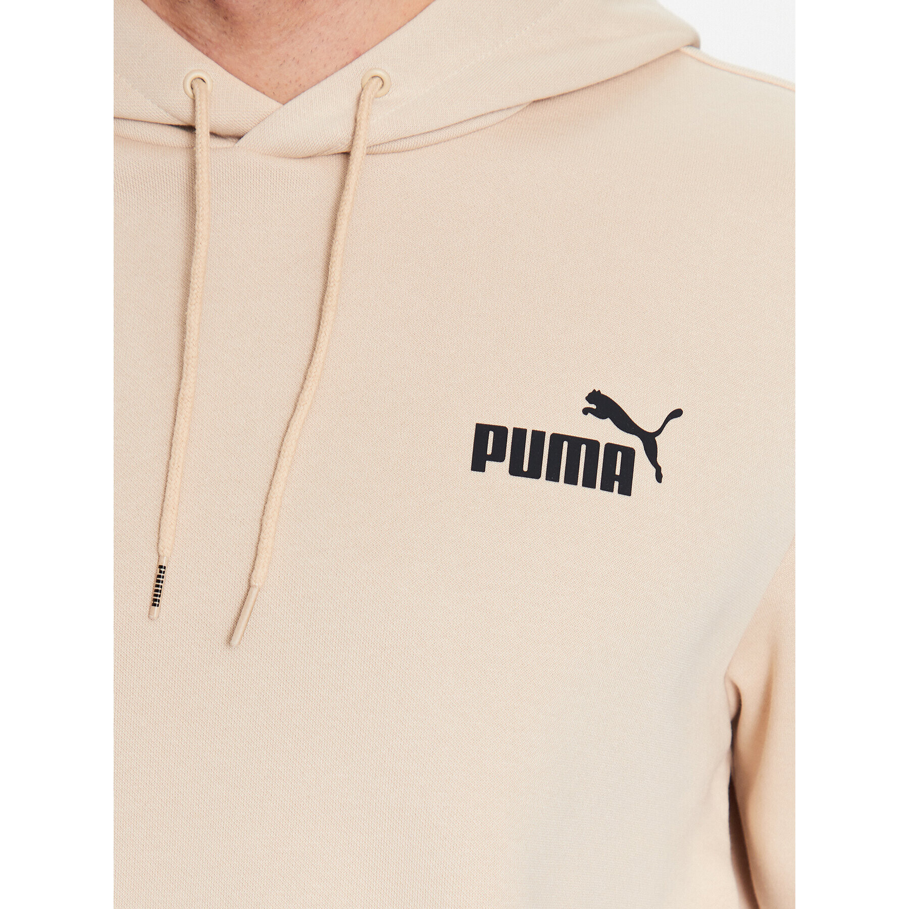 Puma Суитшърт Essentials Small Logo 586691 Бежов Regular Fit - Pepit.bg