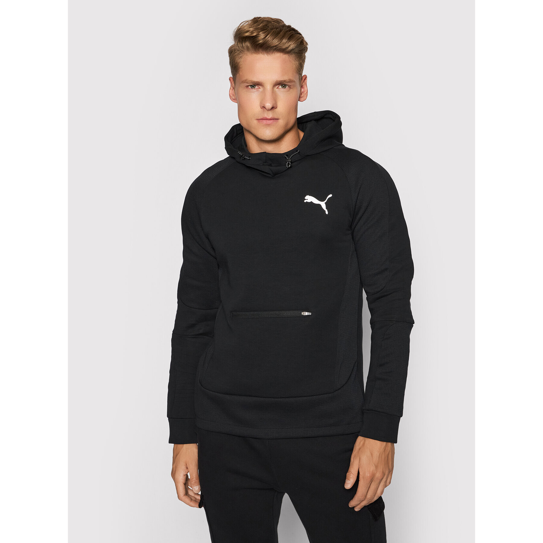 Puma Суитшърт Evostripe 583465 Черен Slim Fit - Pepit.bg