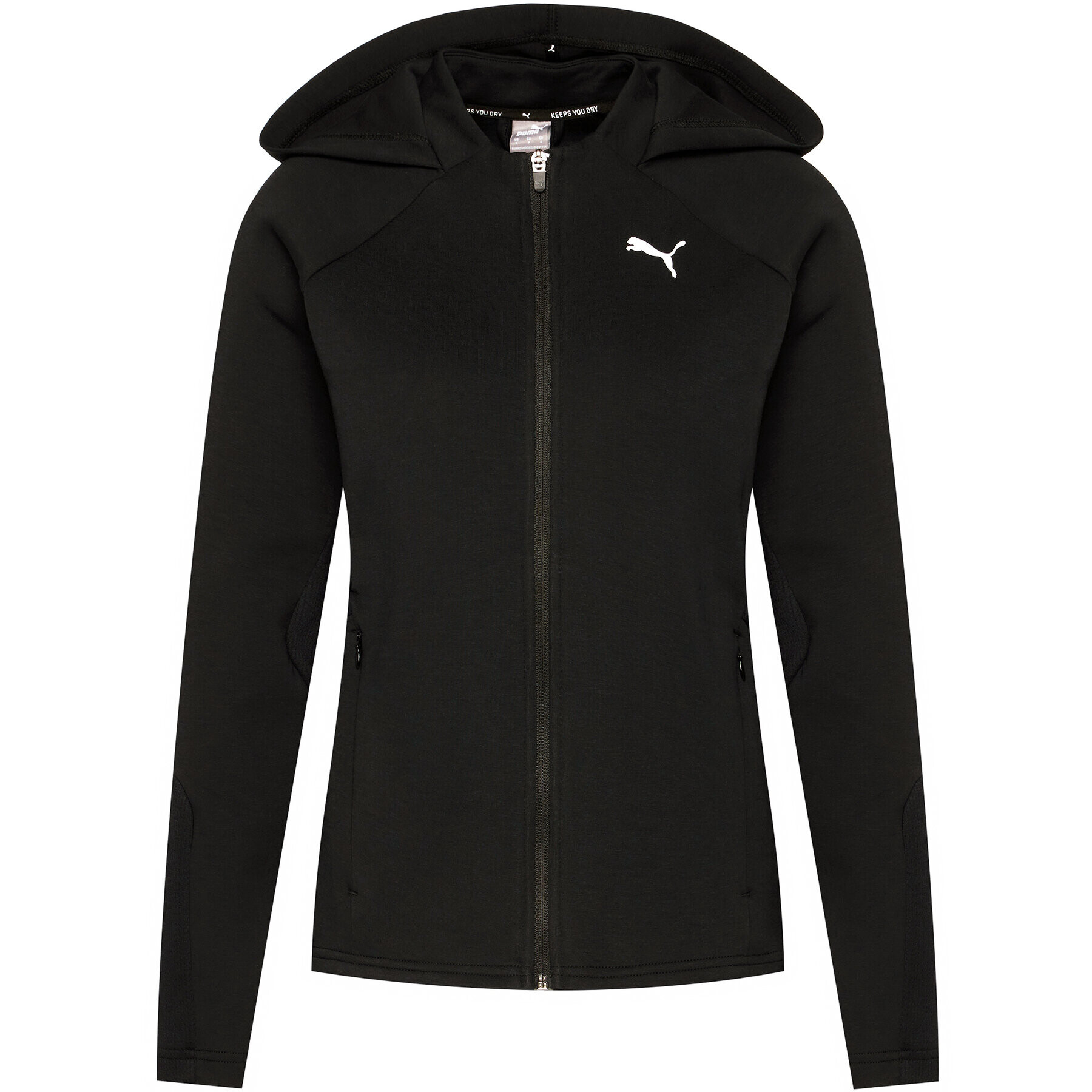 Puma Суитшърт Evostripe Full-Zip Hoodie 583532 Черен Regular Fit - Pepit.bg