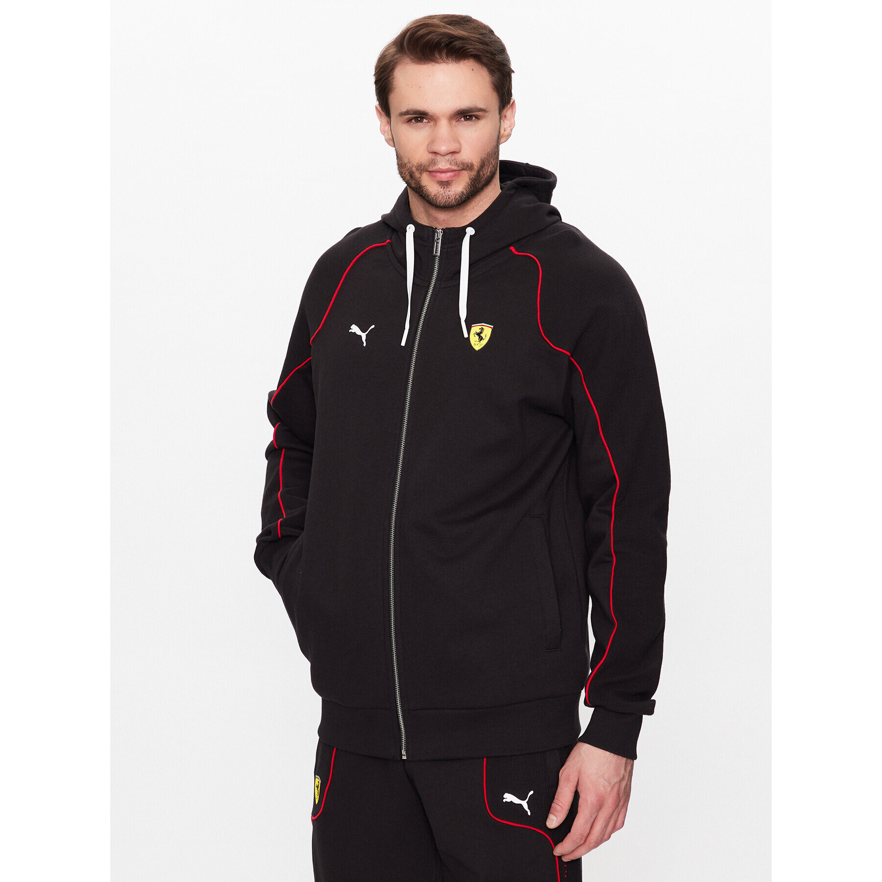 Puma Суитшърт Ferrari Race 538164 Черен Regular Fit - Pepit.bg