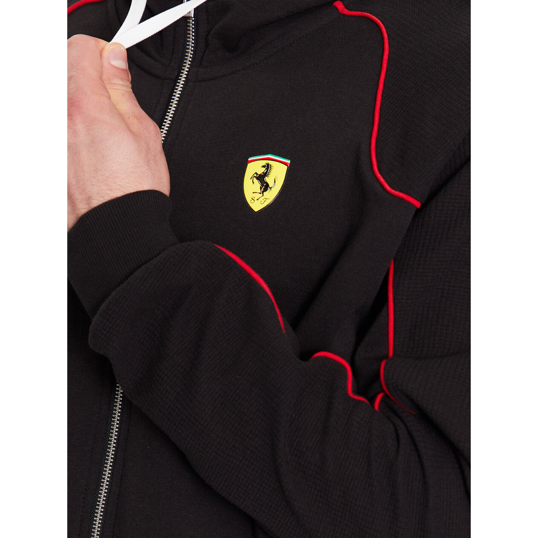 Puma Суитшърт Ferrari Race 538164 Черен Regular Fit - Pepit.bg