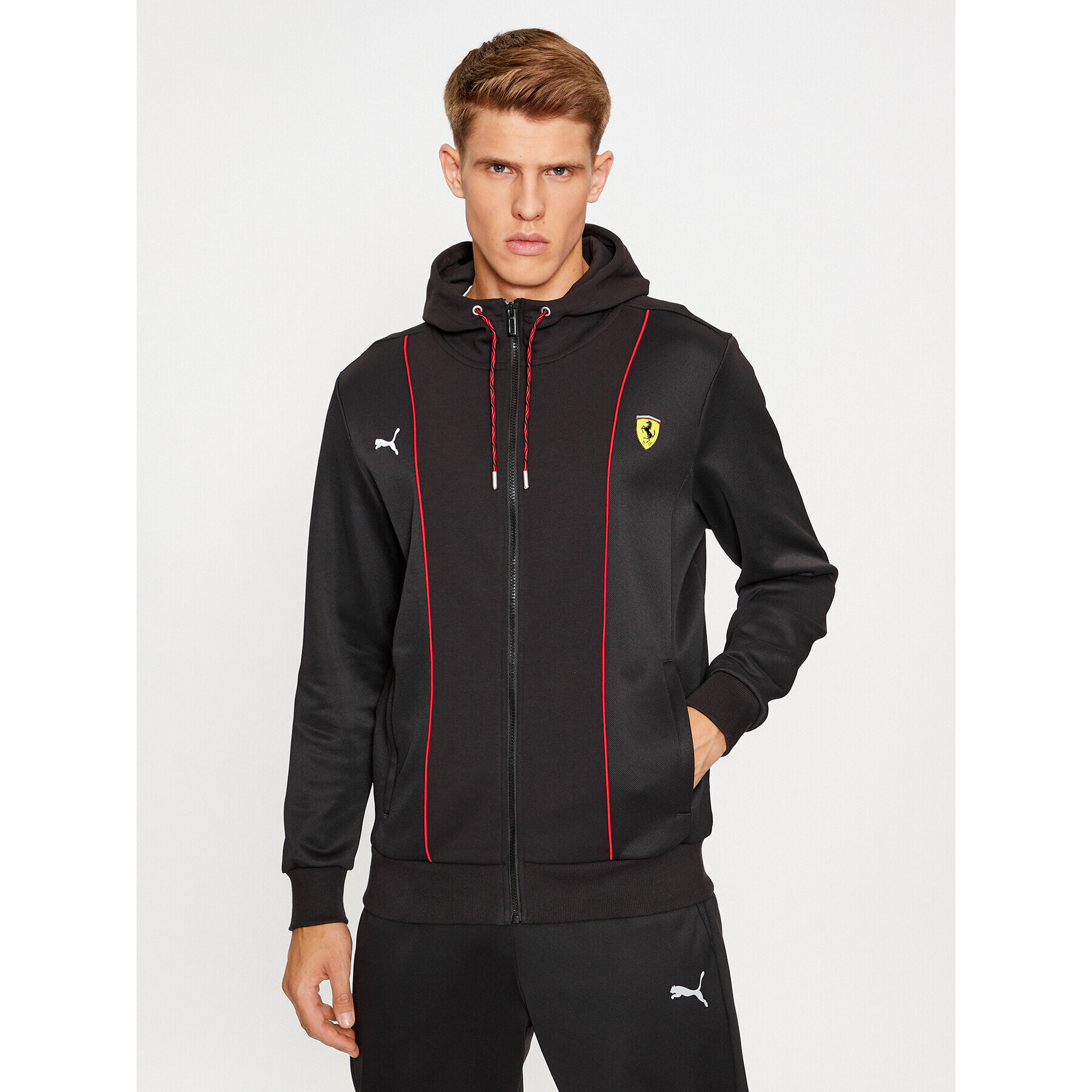 Puma Суитшърт Ferrari Race Hdd 620942 Черен Regular Fit - Pepit.bg