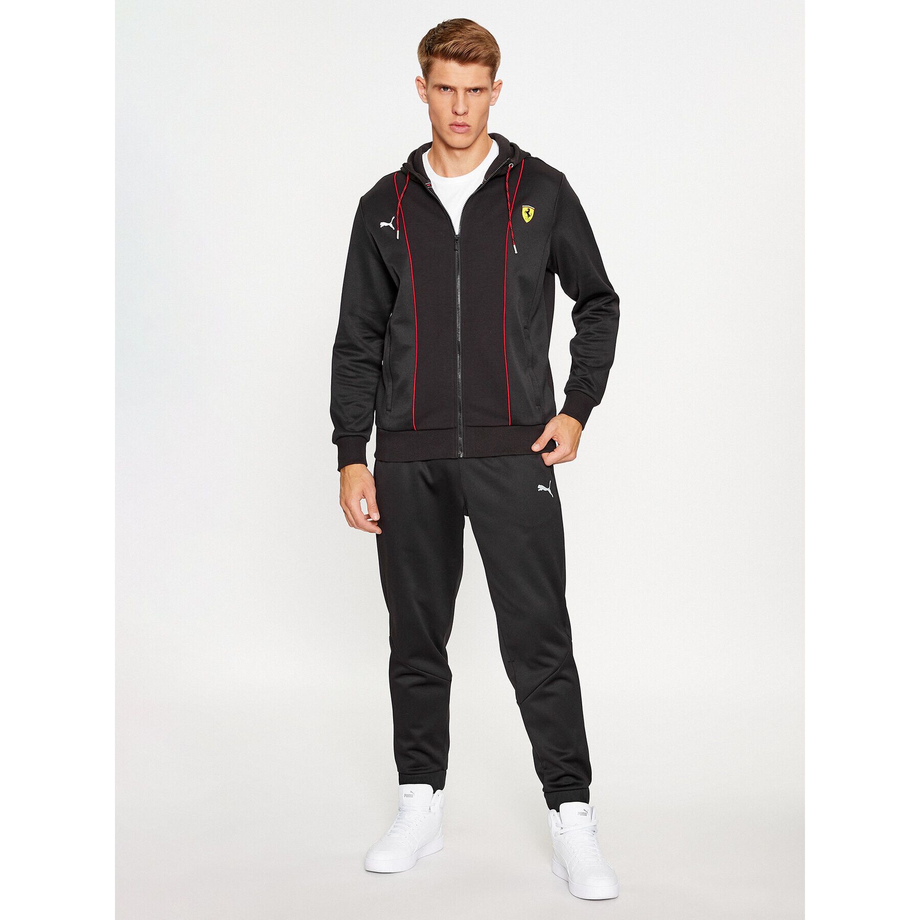 Puma Суитшърт Ferrari Race Hdd 620942 Черен Regular Fit - Pepit.bg