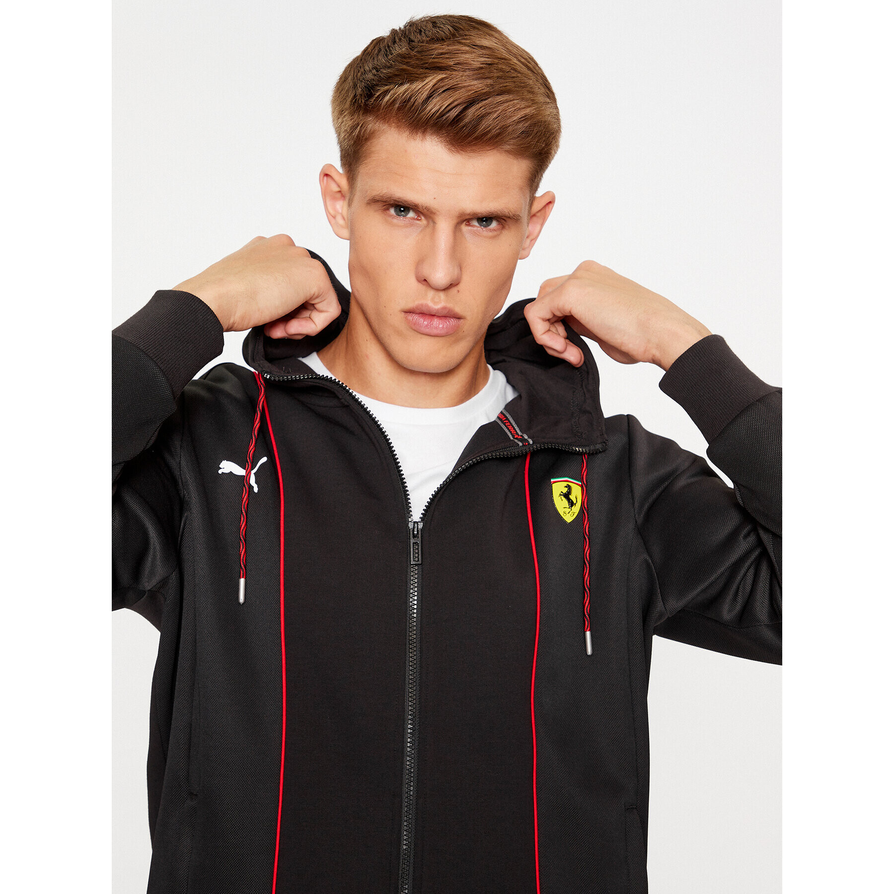 Puma Суитшърт Ferrari Race Hdd 620942 Черен Regular Fit - Pepit.bg