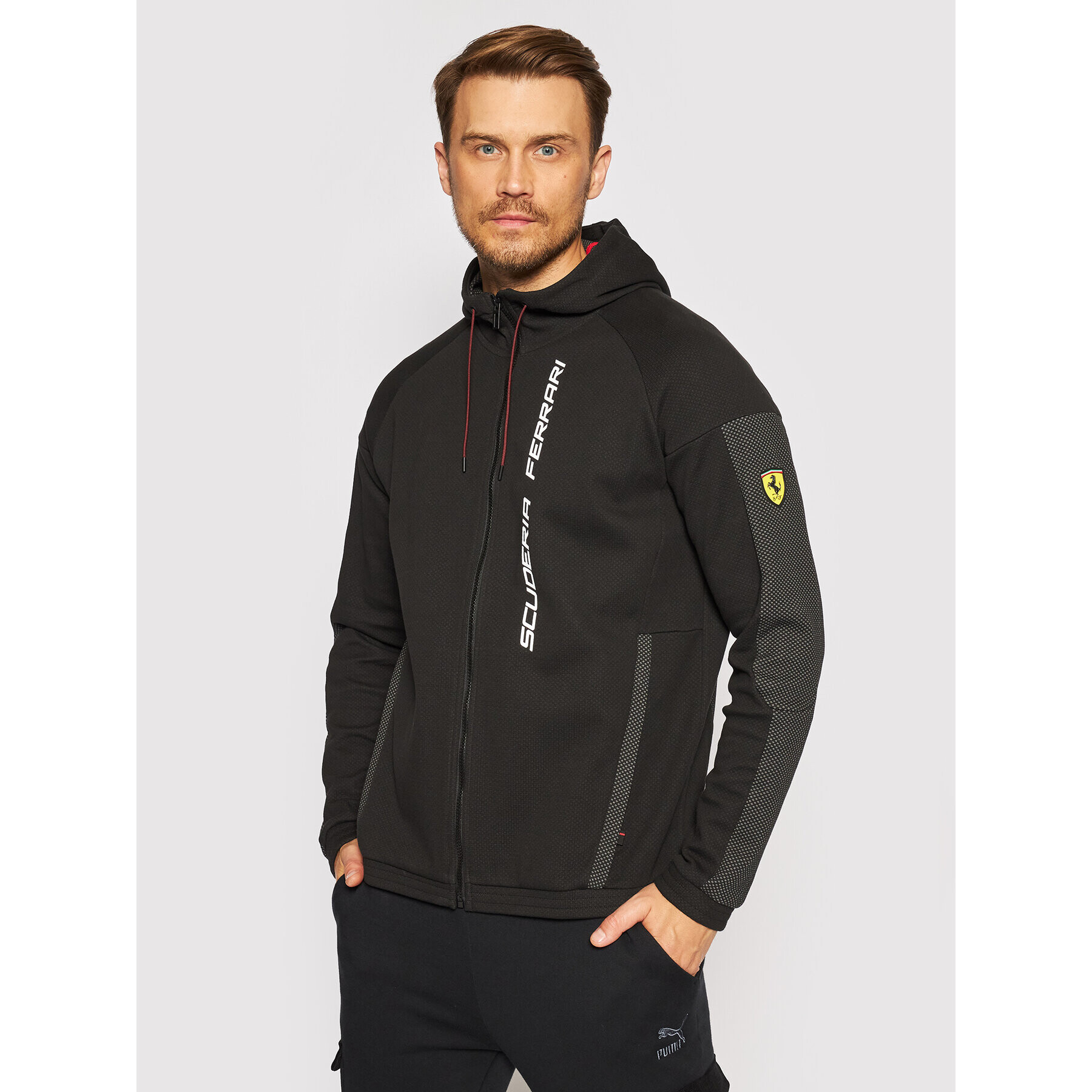 Puma Суитшърт Ferrari Race Hdd Sweat 597951 Черен Regular Fit - Pepit.bg