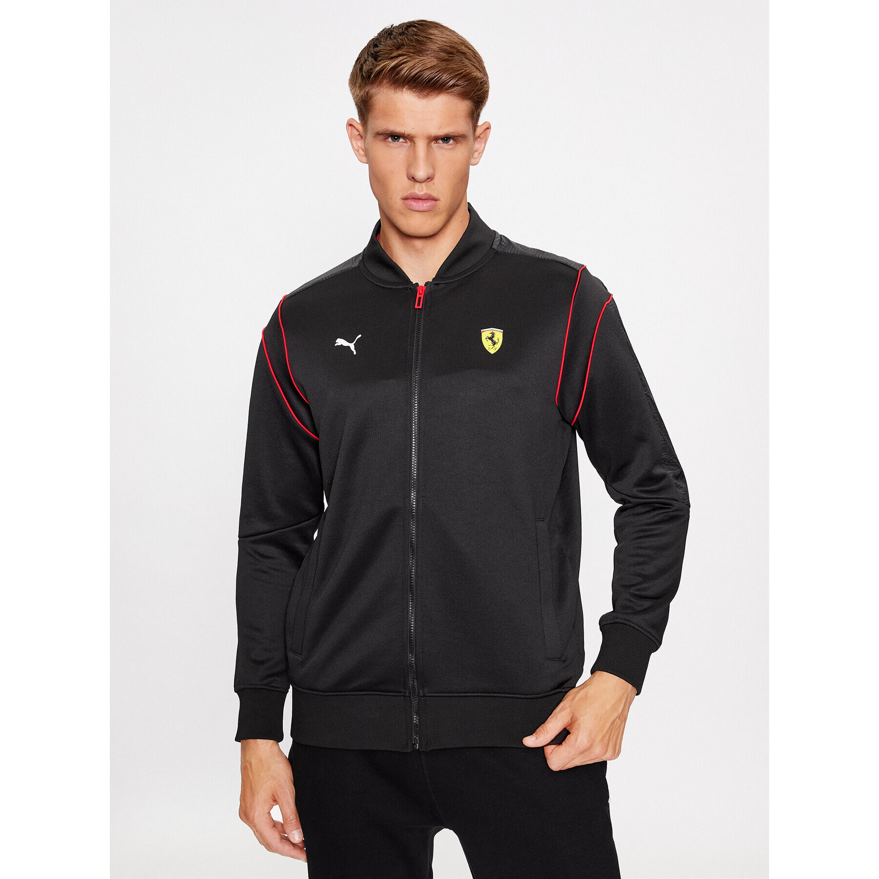 Puma Суитшърт Ferrari Race Mt7 620936 Черен Regular Fit - Pepit.bg