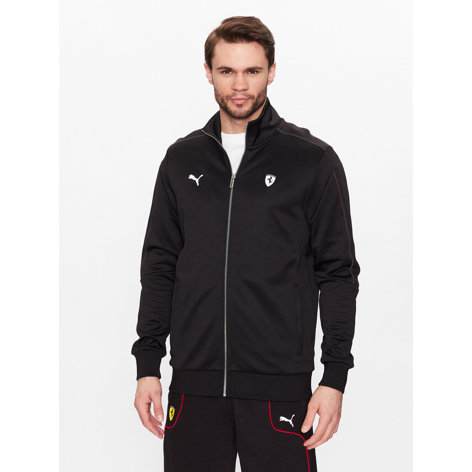 Puma Суитшърт Ferrari Style Mt7 538333 Черен Regular Fit - Pepit.bg