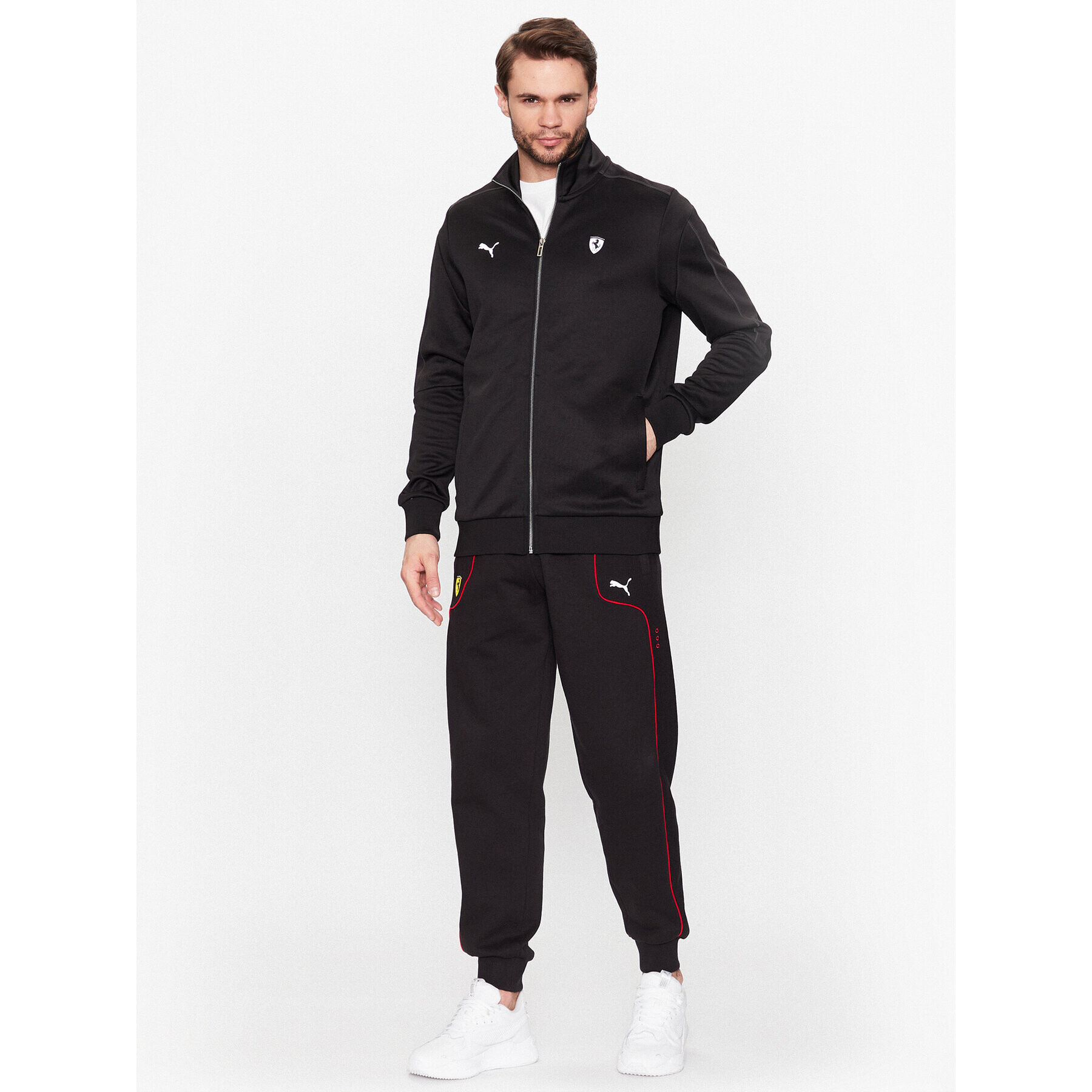 Puma Суитшърт Ferrari Style Mt7 538333 Черен Regular Fit - Pepit.bg