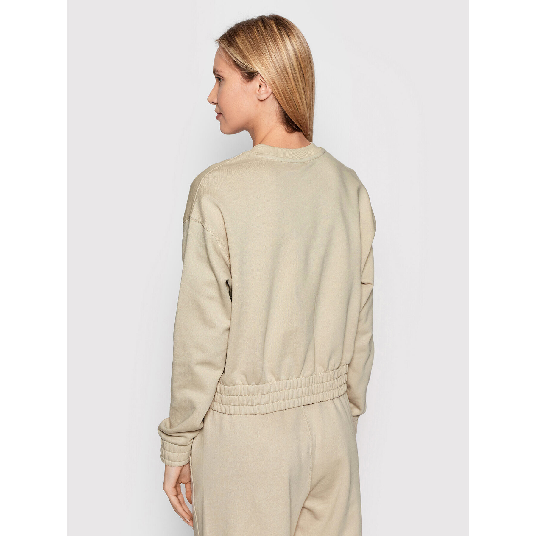 Puma Суитшърт Her Crew 847094 Бежов Relaxed Fit - Pepit.bg