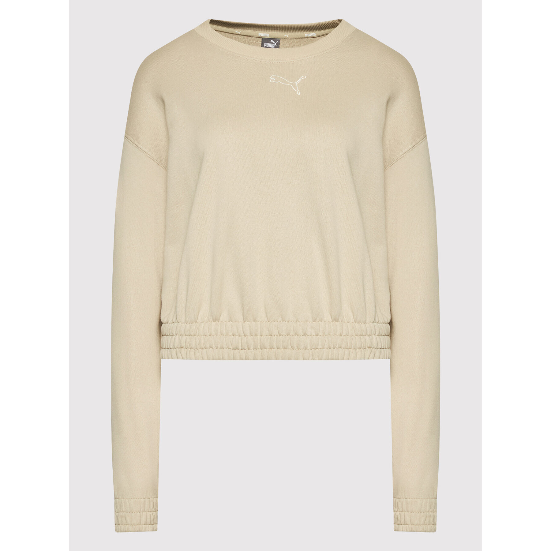 Puma Суитшърт Her Crew 847094 Бежов Relaxed Fit - Pepit.bg
