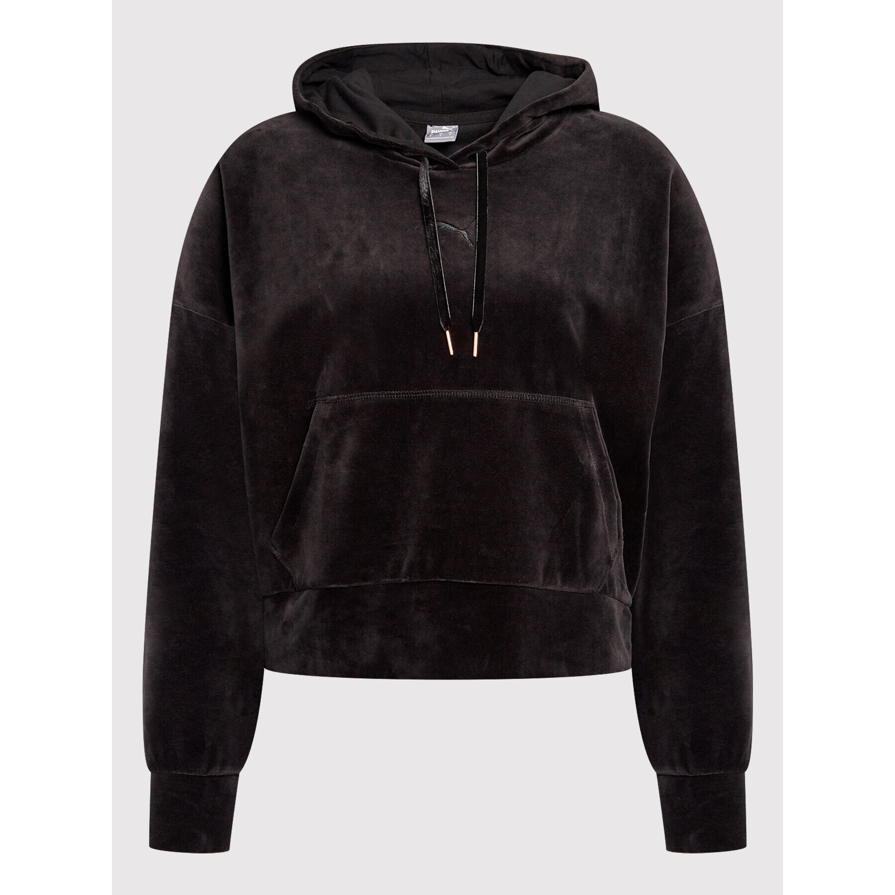 Puma Суитшърт Her Velour 589520 Черен Relaxed Fit - Pepit.bg