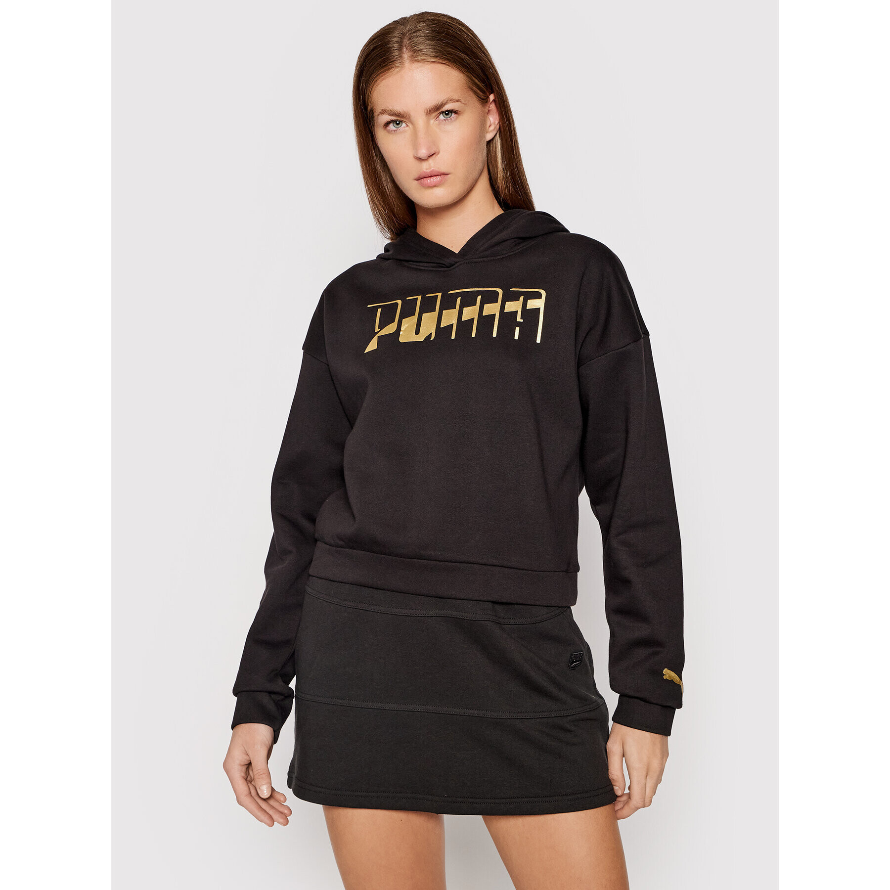 Puma Суитшърт Hoodie 584882 Черен Regular Fit - Pepit.bg