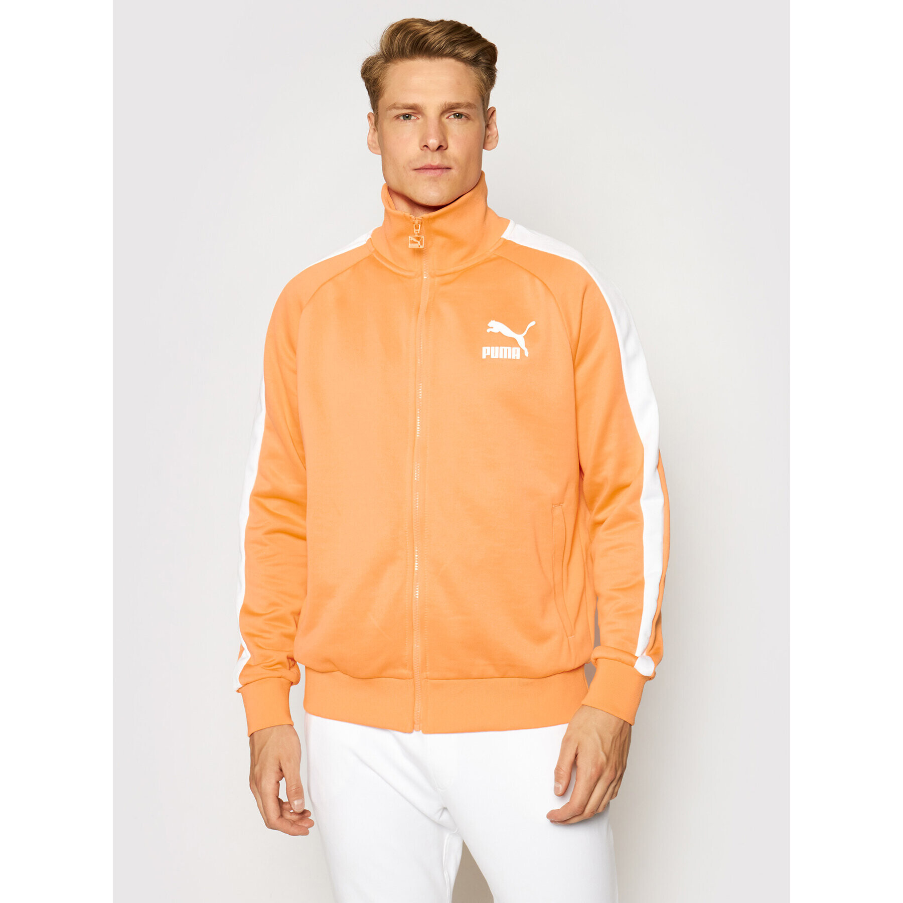 Puma Суитшърт Iconic T7 530095 Оранжев Regular Fit - Pepit.bg