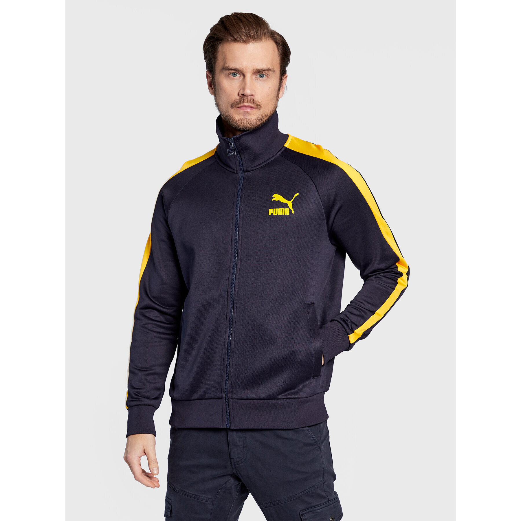 Puma Суитшърт Iconic T7 530095 Тъмносин Regular Fit - Pepit.bg