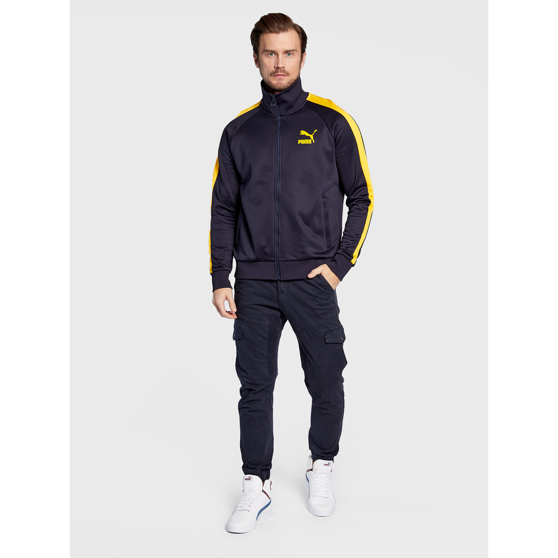 Puma Суитшърт Iconic T7 530095 Тъмносин Regular Fit - Pepit.bg