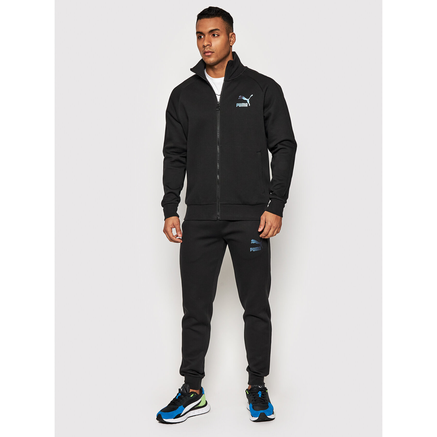 Puma Суитшърт Iconic T7 Track 530745 Черен Regular Fit - Pepit.bg