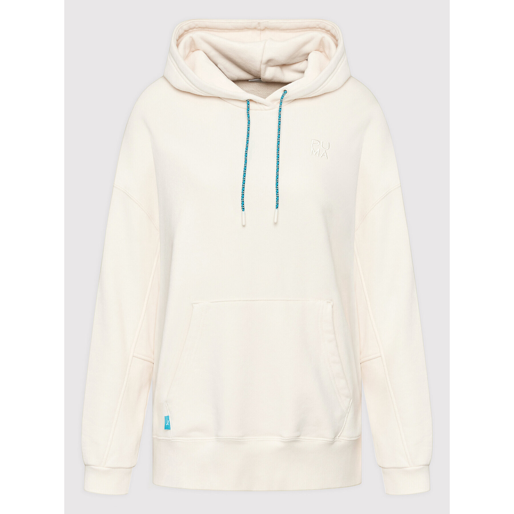 Puma Суитшърт Infuse 533421 Бял Relaxed Fit - Pepit.bg