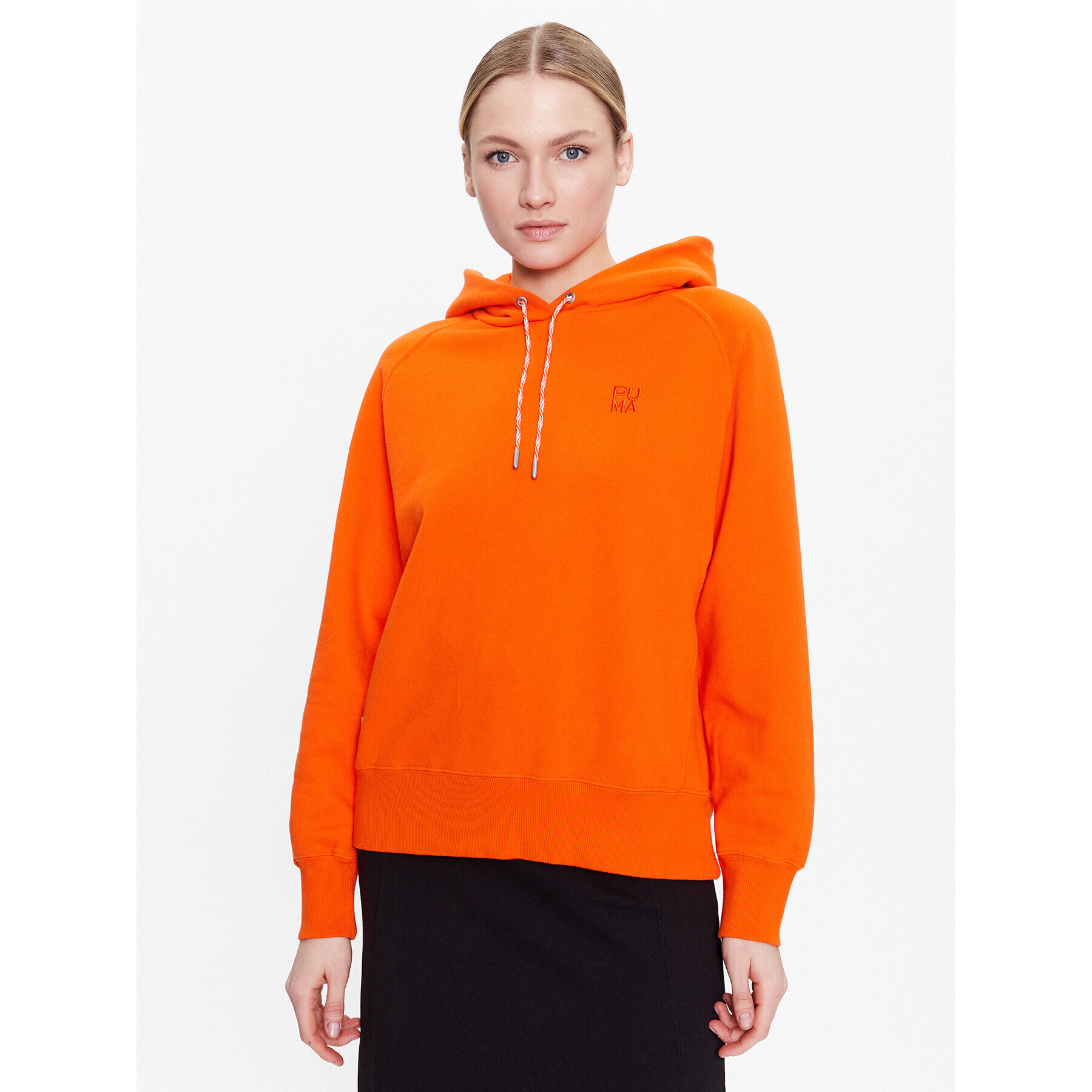 Puma Суитшърт Infuse 538350 Оранжев Oversize - Pepit.bg