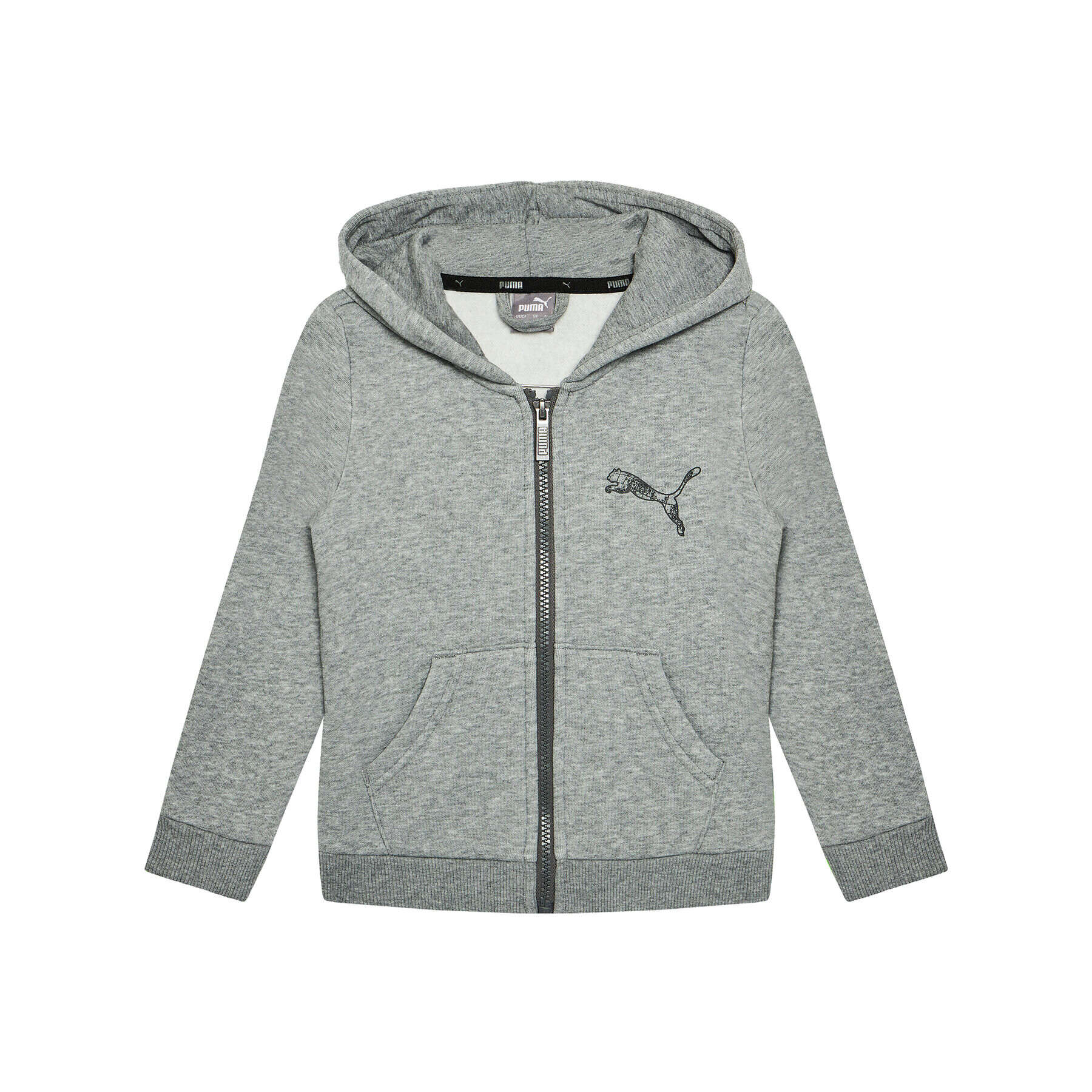 Puma Суитшърт Ka Full-Zip 583237 Сив Regular Fit - Pepit.bg