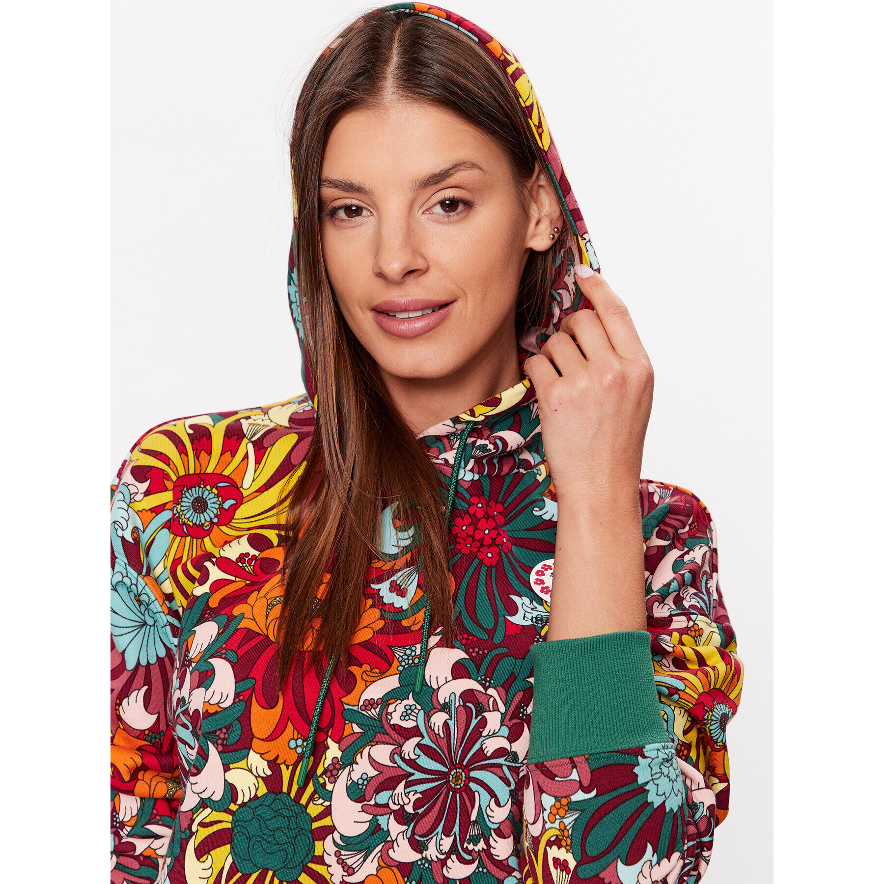 Puma Суитшърт LIBERTY 539830 Зелен Relaxed Fit - Pepit.bg