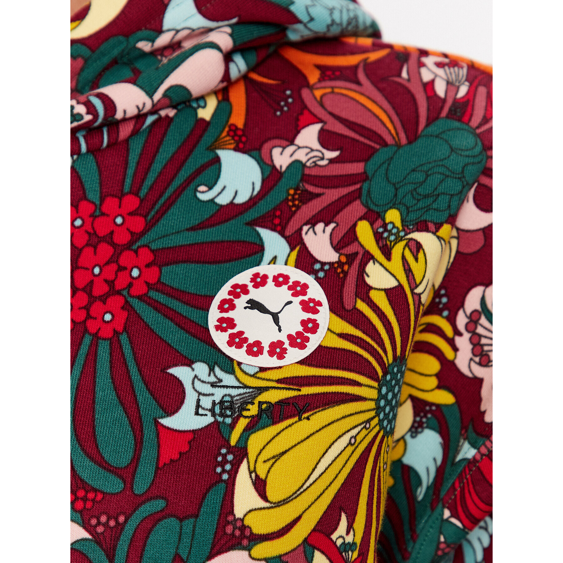 Puma Суитшърт LIBERTY 539830 Зелен Relaxed Fit - Pepit.bg