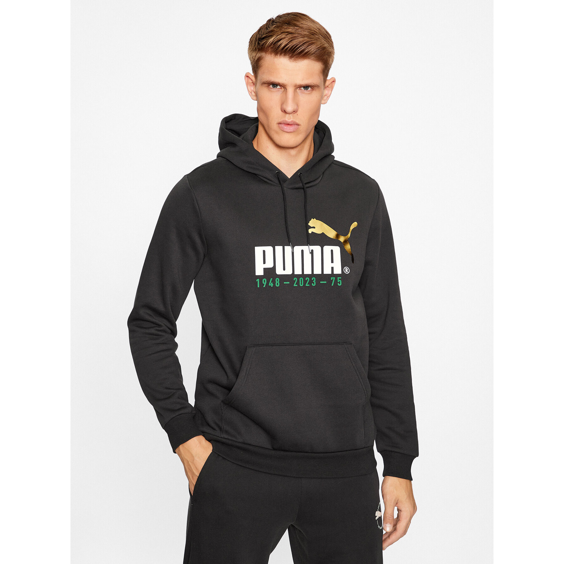 Puma Суитшърт No. 1 Logo Celebration 676021 Черен Regular Fit - Pepit.bg