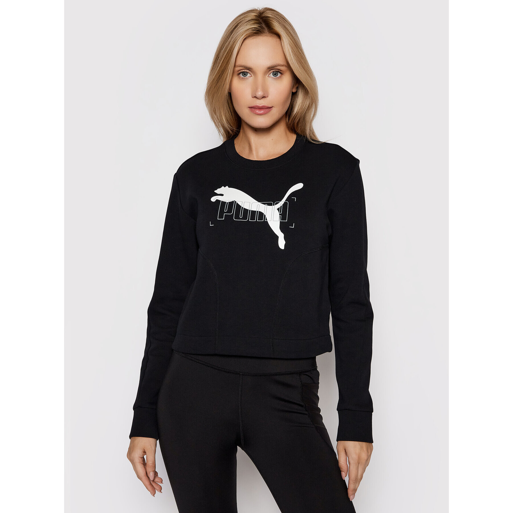 Puma Суитшърт Nu-Tility 583553 Черен Relaxed Fit - Pepit.bg
