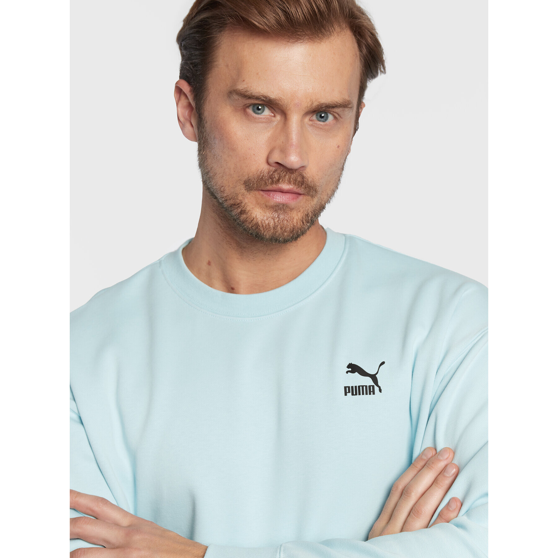 Puma Суитшърт POKEMON 536548 Син Relaxed Fit - Pepit.bg