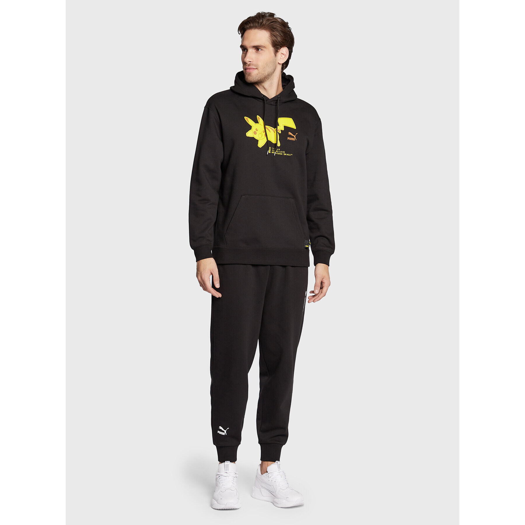 Puma Суитшърт Pokemon 536549 Черен Regular Fit - Pepit.bg