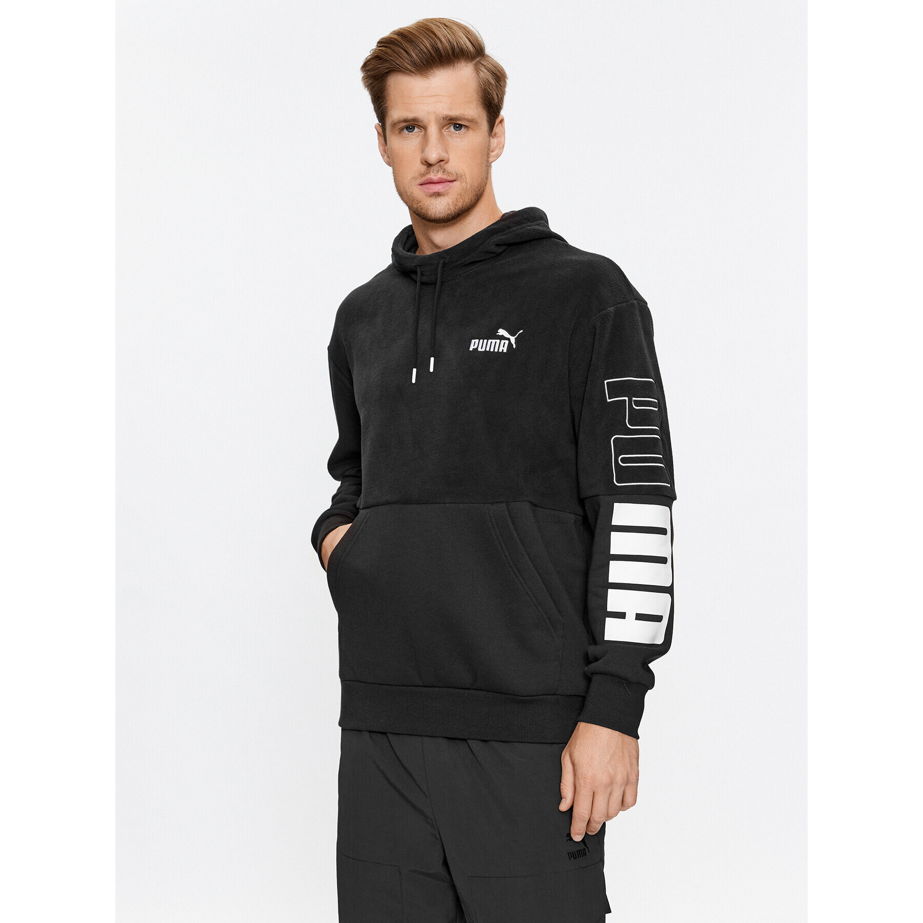 Puma Суитшърт Power 675913 Черен Regular Fit - Pepit.bg